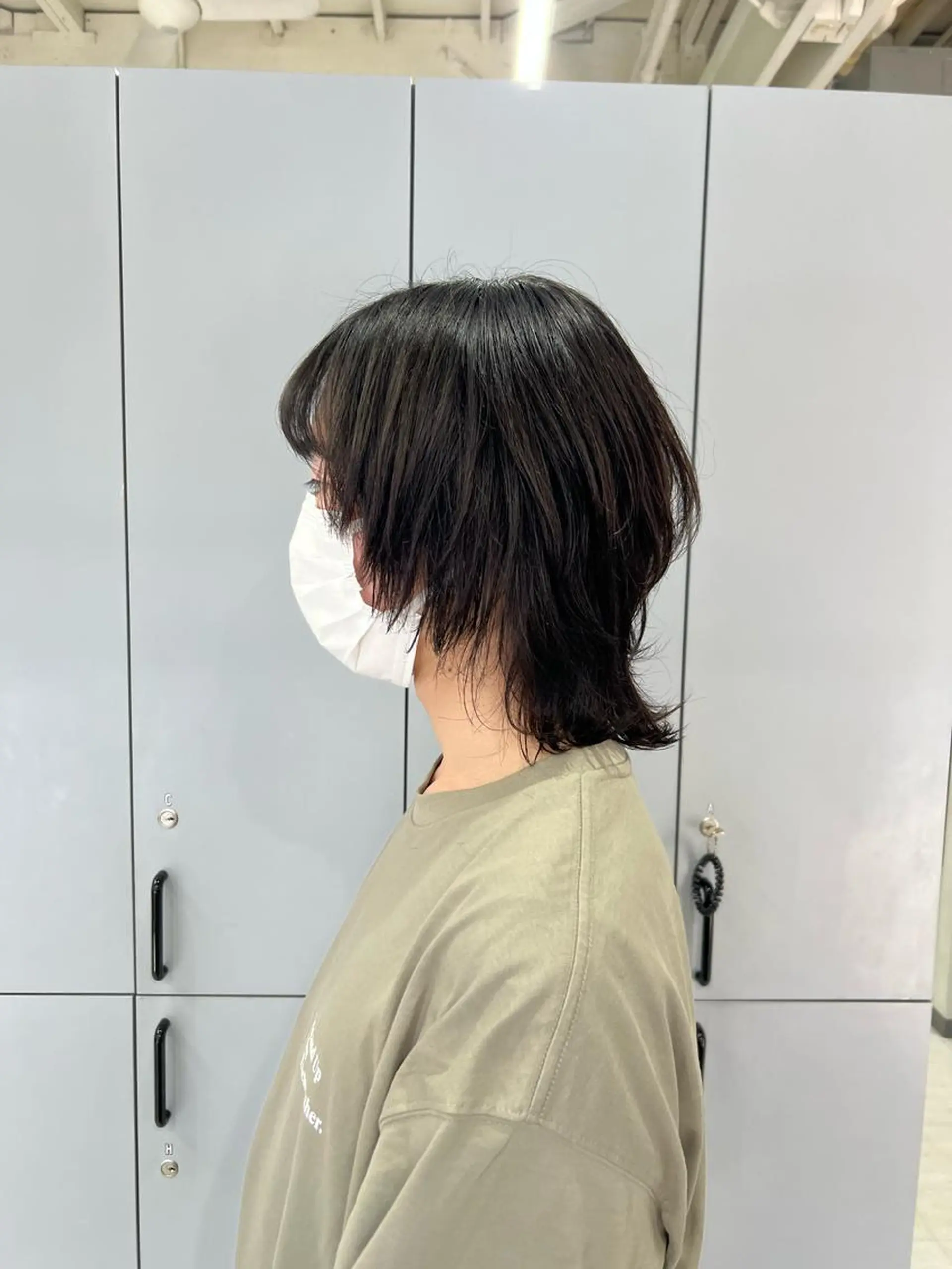ミディアム メンズ マッシュウルフ マッシュ メンズウルフカット ウルフカット カット 村山 豪歩のヘアスタイル