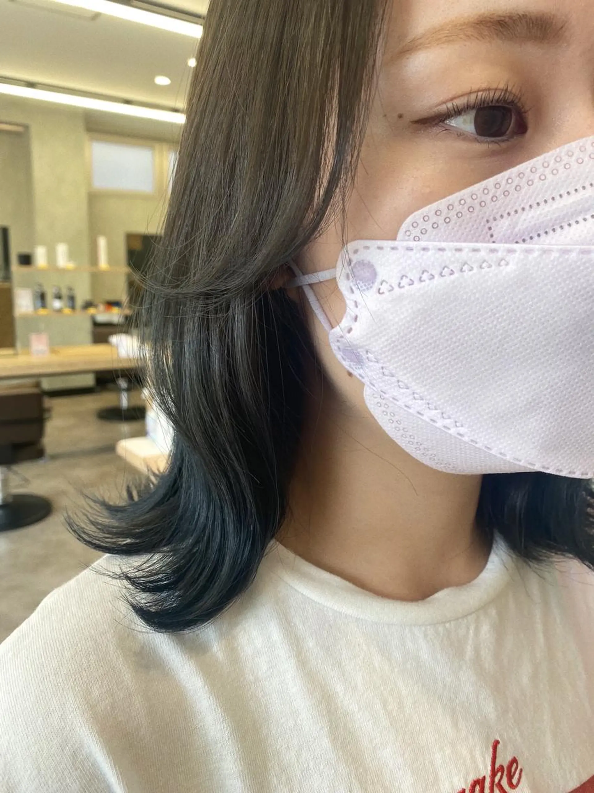 ミディアム カラー 🕶️佐藤 海李🐏のヘアスタイル