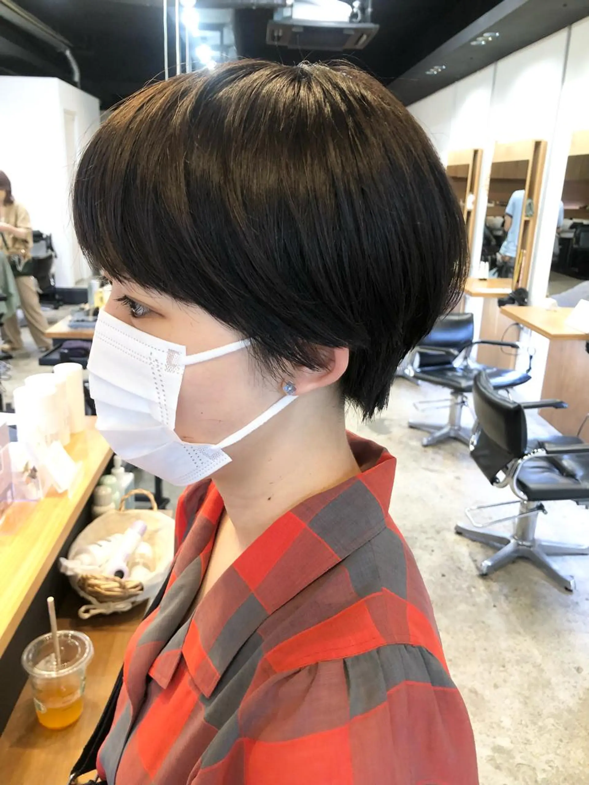 ショート ショートカット🍃 岡元瑞貴のヘアスタイル