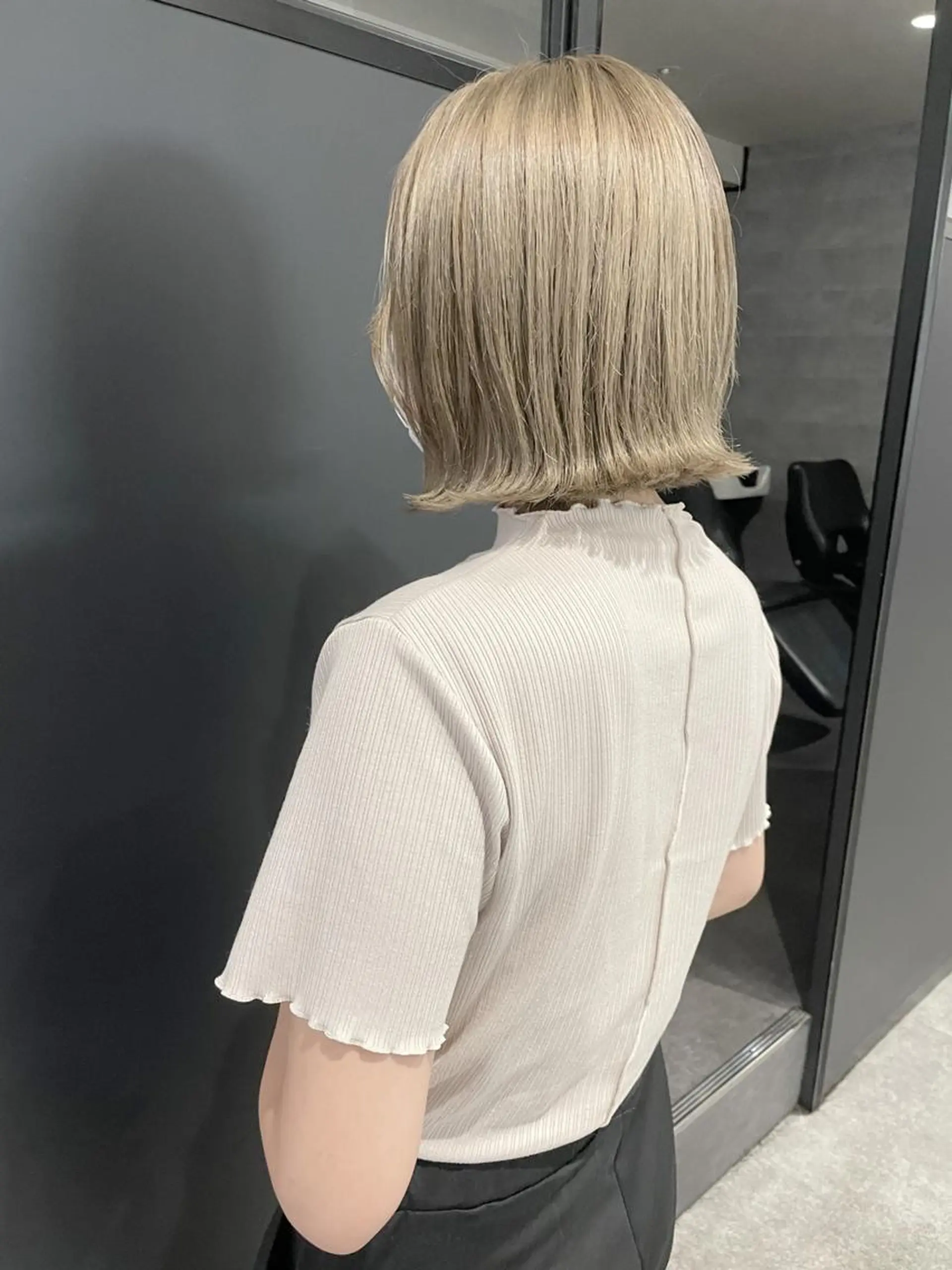 ミディアム 外国人風カラー ハイライト 髪質改善 似合わせカット トリートメント saho .のヘアスタイル