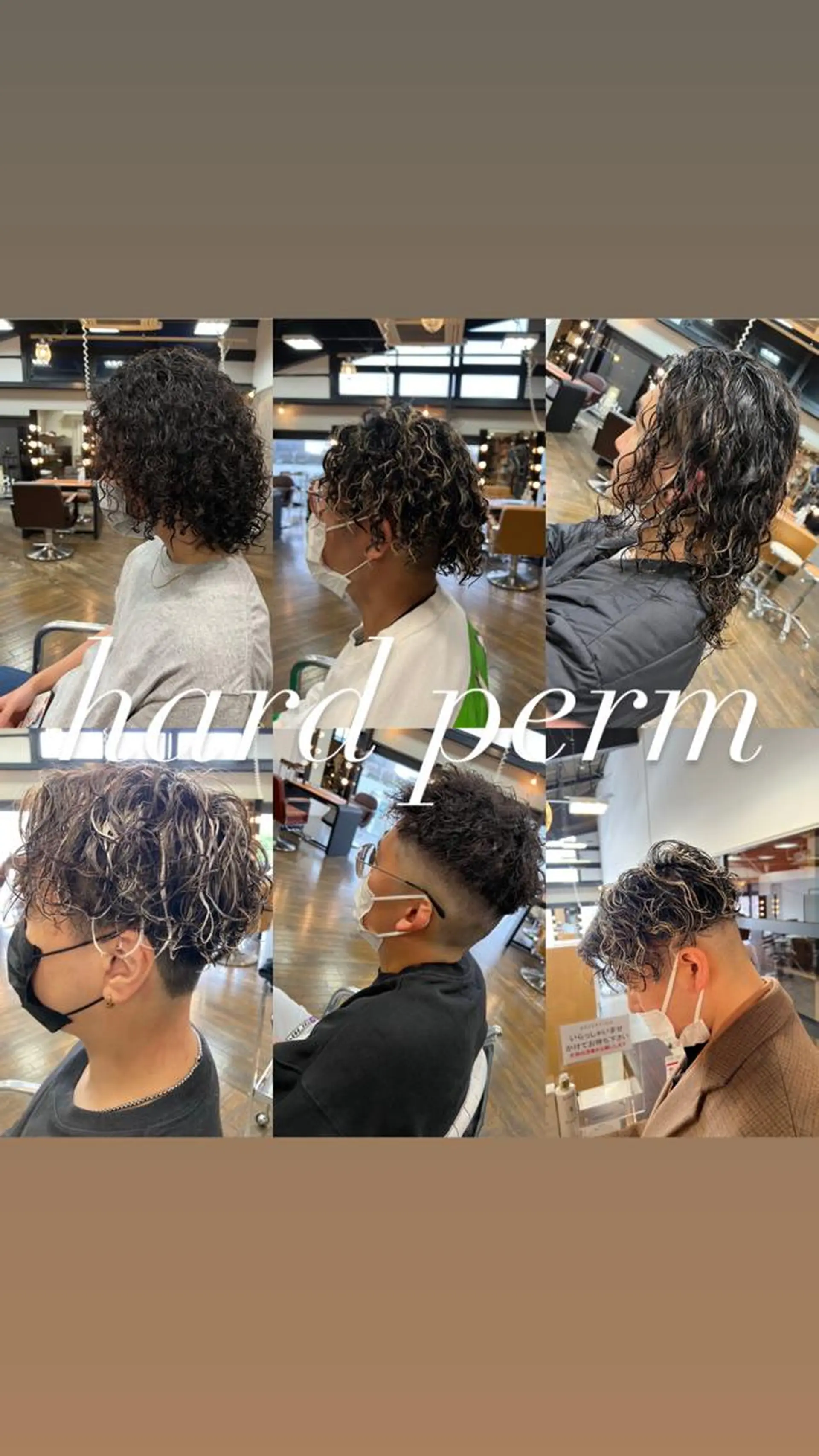 パーマ メンズ メンズパーマ カット パーマ HAIR＆BEAUTY美庵所属・パーマ特化美容師 ナガイのヘアスタイル