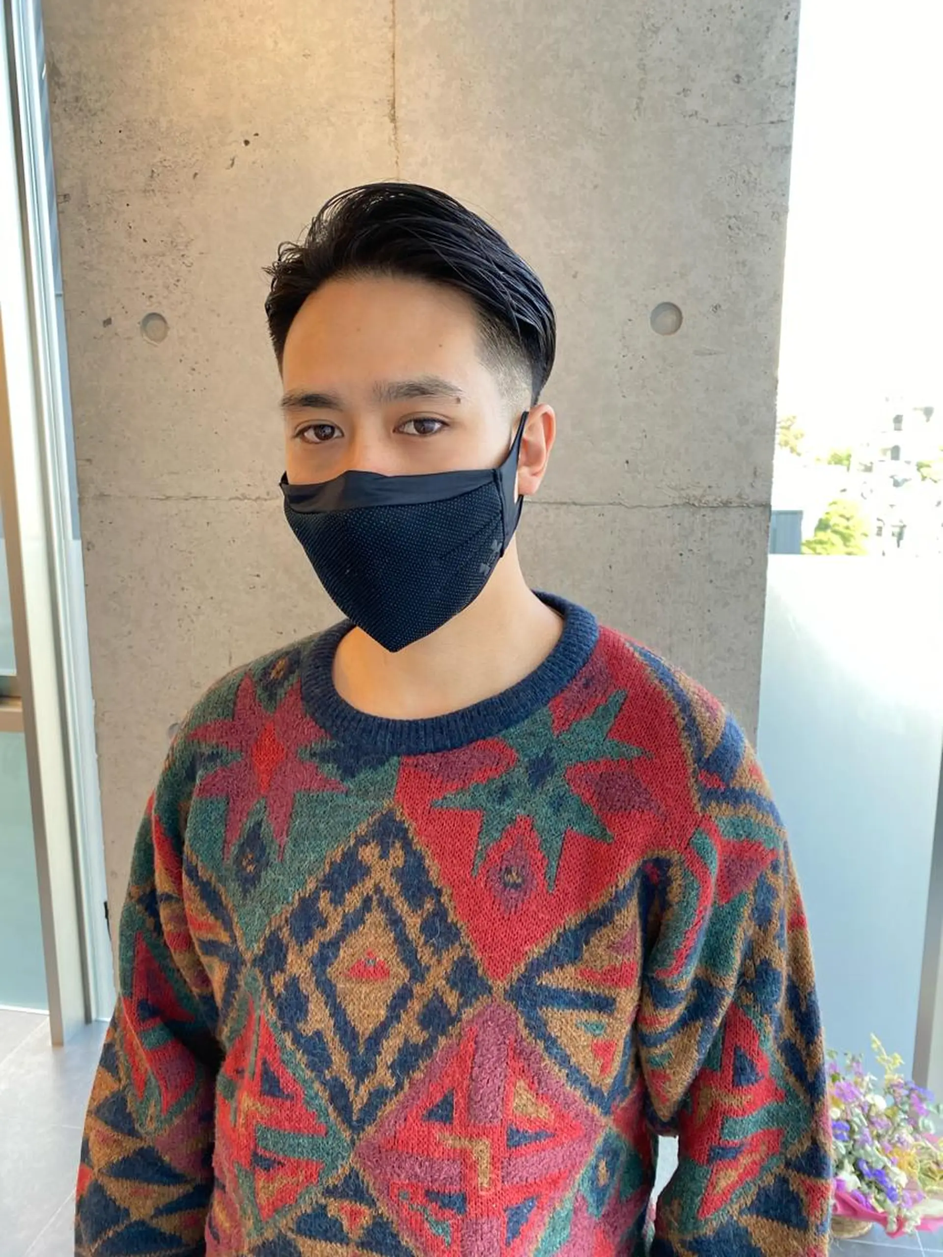 メンズ フェードカット 刈り上げ カット YinYang所属・川﨑 章弘のヘアスタイル