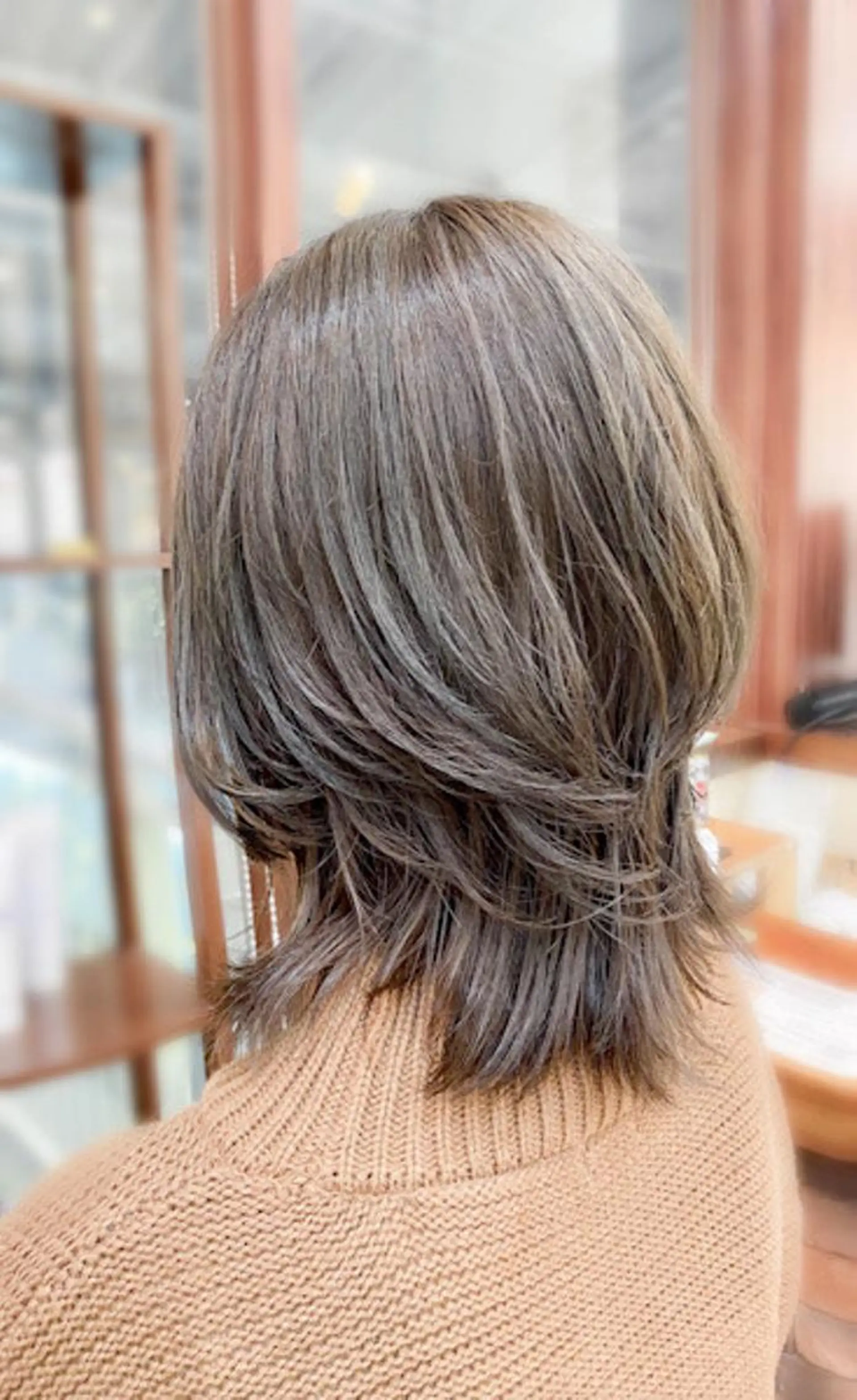 ミディアム カラー パーマ 大野 あさみのヘアスタイル