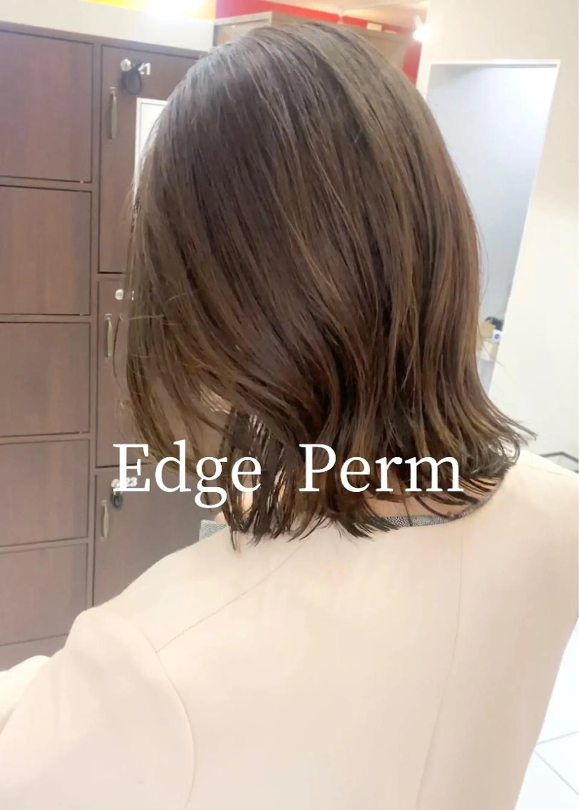 セミロング パーマ セミロングパーマ 髪質改善 カット パーマ 古沢 新のヘアスタイル