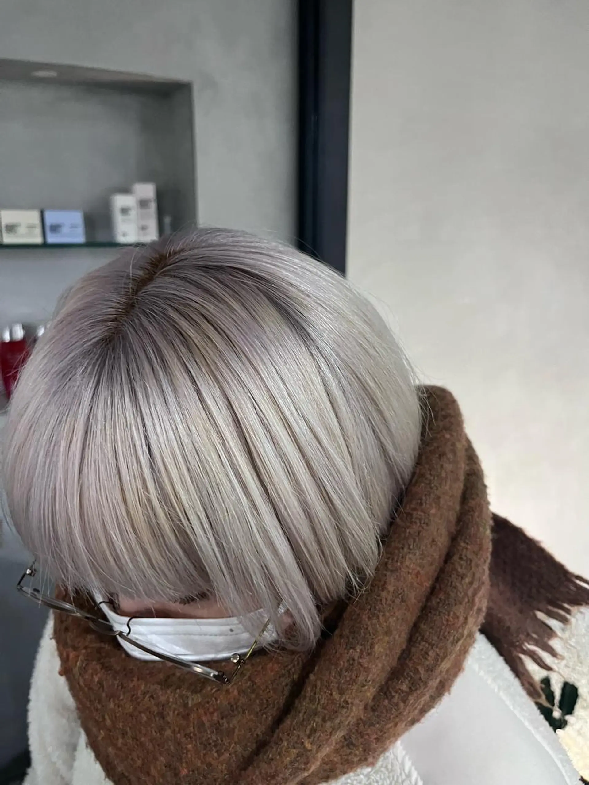 ミディアム ヘアカラー heir studio Baretta所属・山本 銀次郎のヘアスタイル