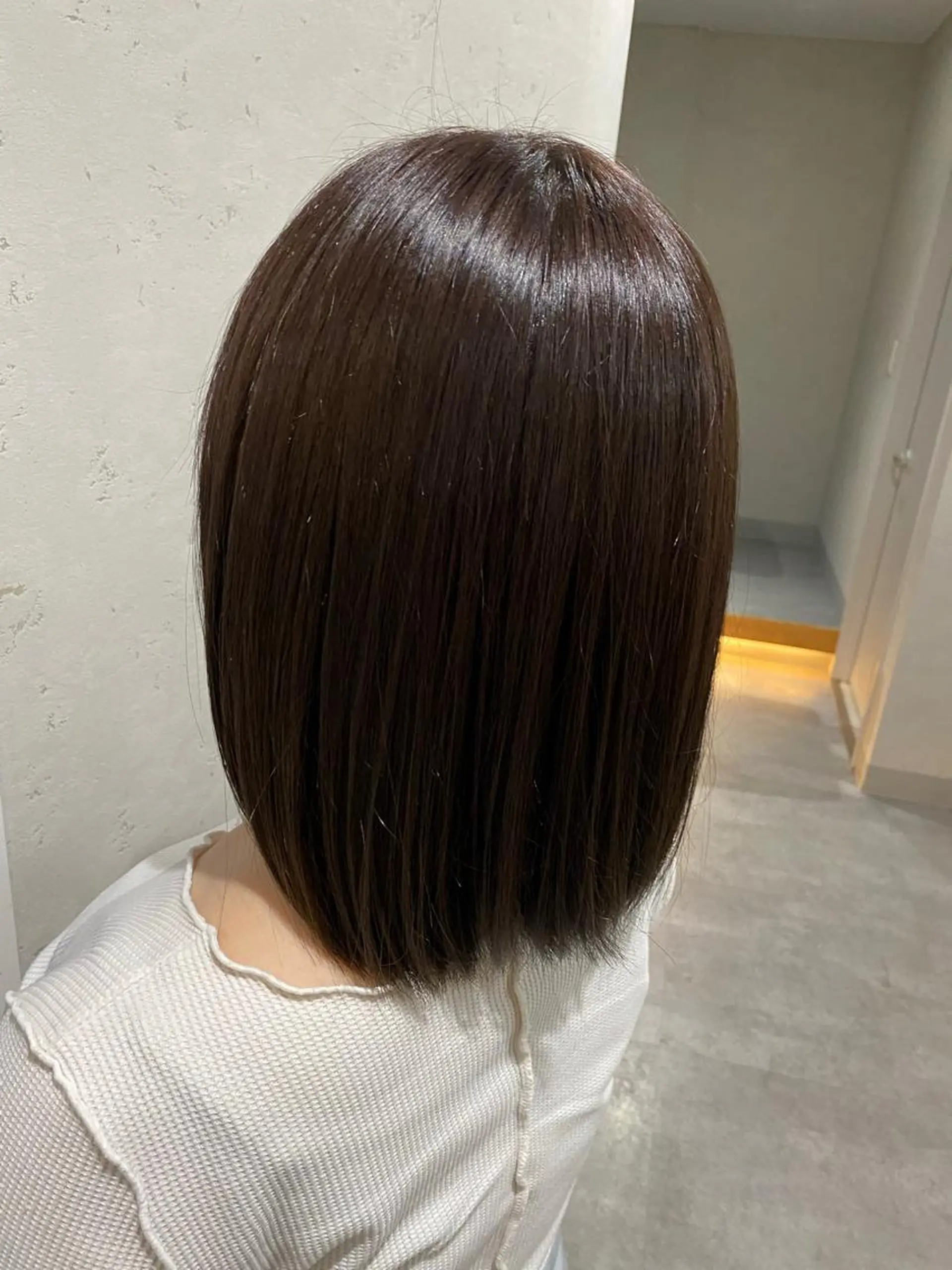 ミディアム 髪質改善 カット 三吉 悠介のヘアスタイル
