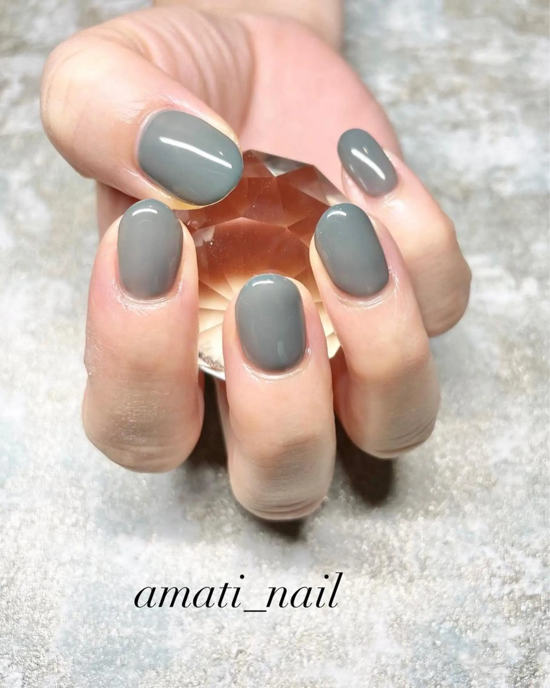ネイル ミラーネイル ニュアンスネイル ワンカラーネイル ハンドネイル amati_nail TAKAKOのネイルデザイン