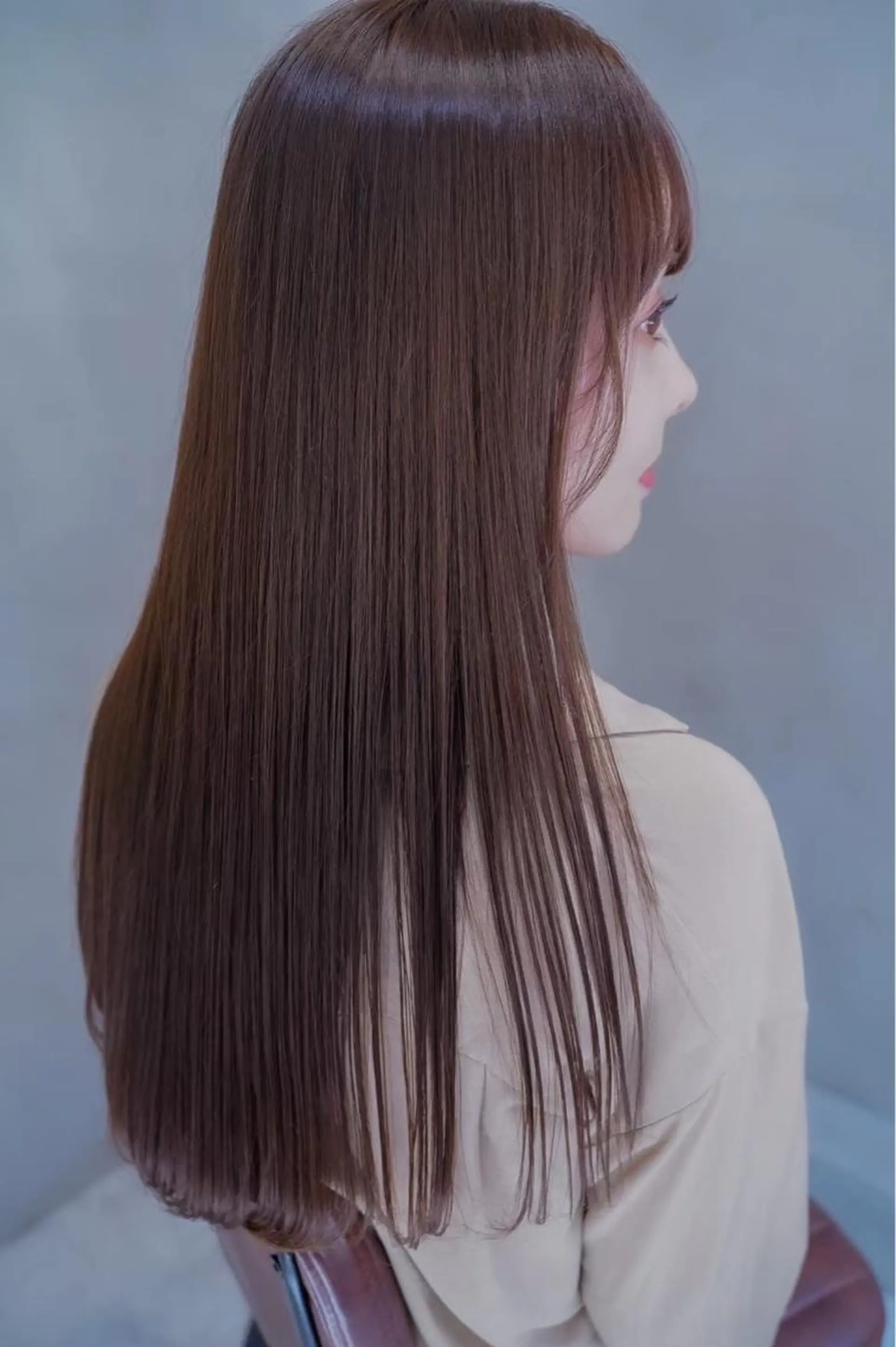 ロング ハイトーン/レイヤー 💜Akaneのヘアスタイル