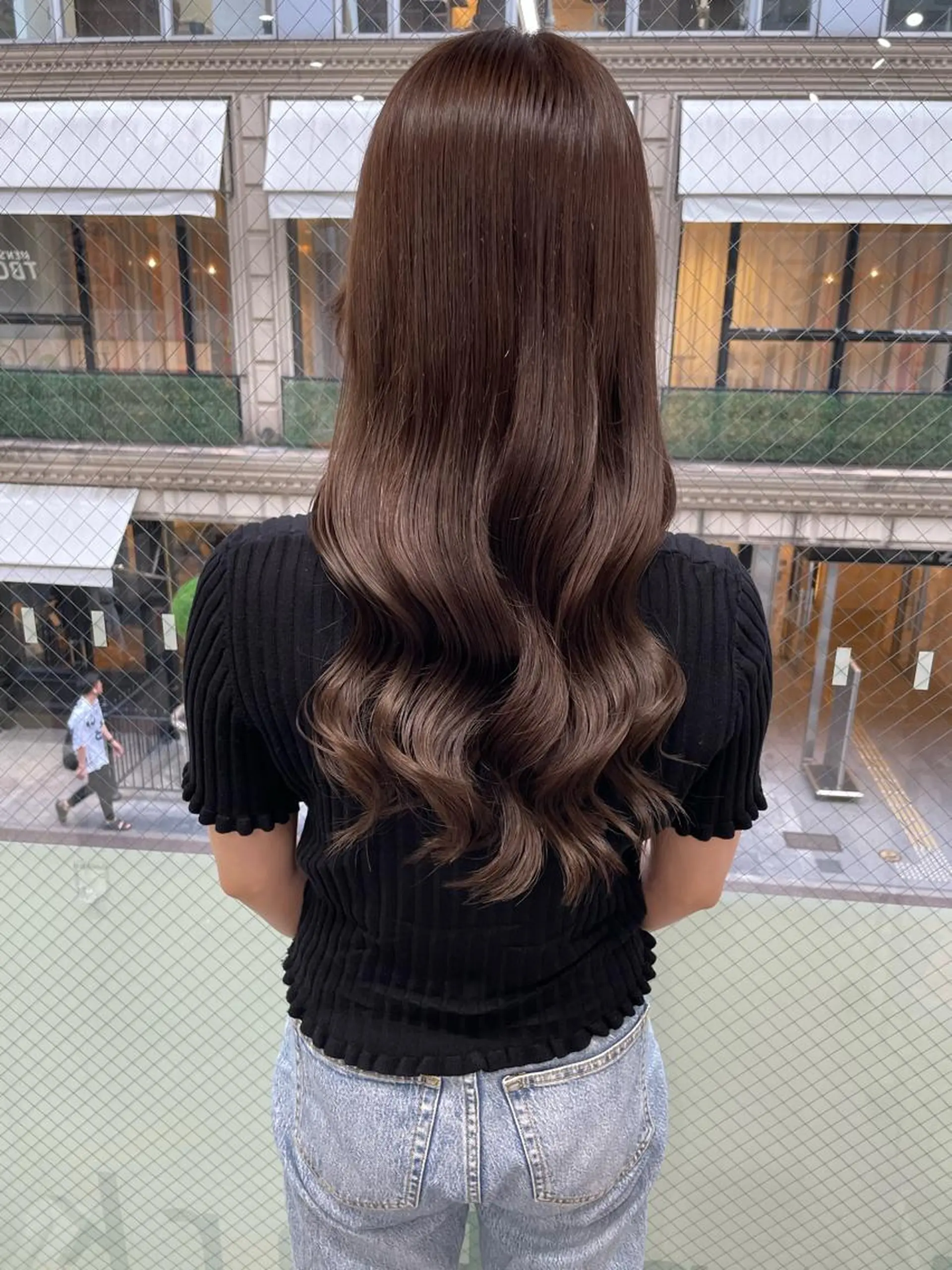 ロング カラー カット ヘアカラー トリートメント 髪質改善will hairdesignのヘアスタイル