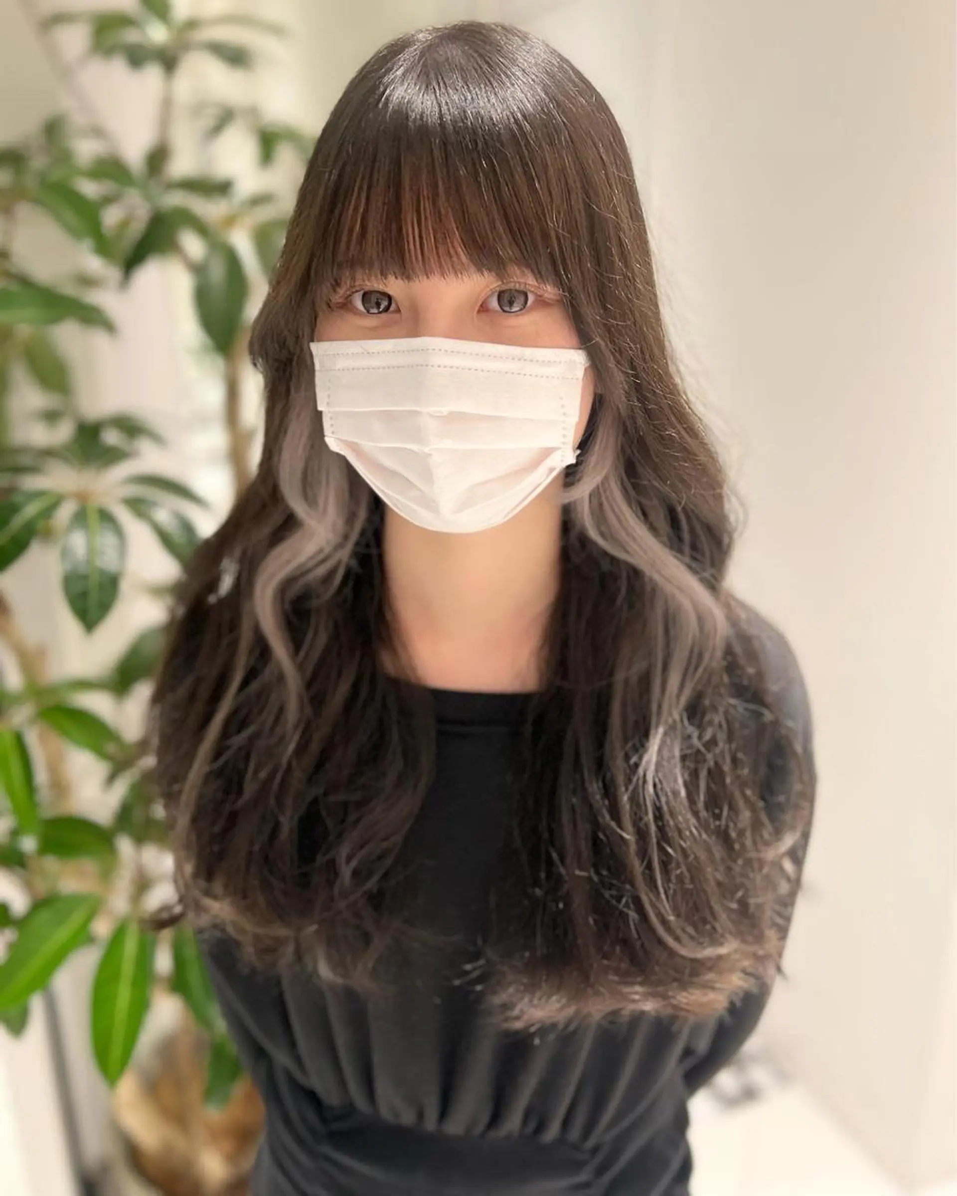 ロング ヘアカラー 森川 翔太のヘアスタイル