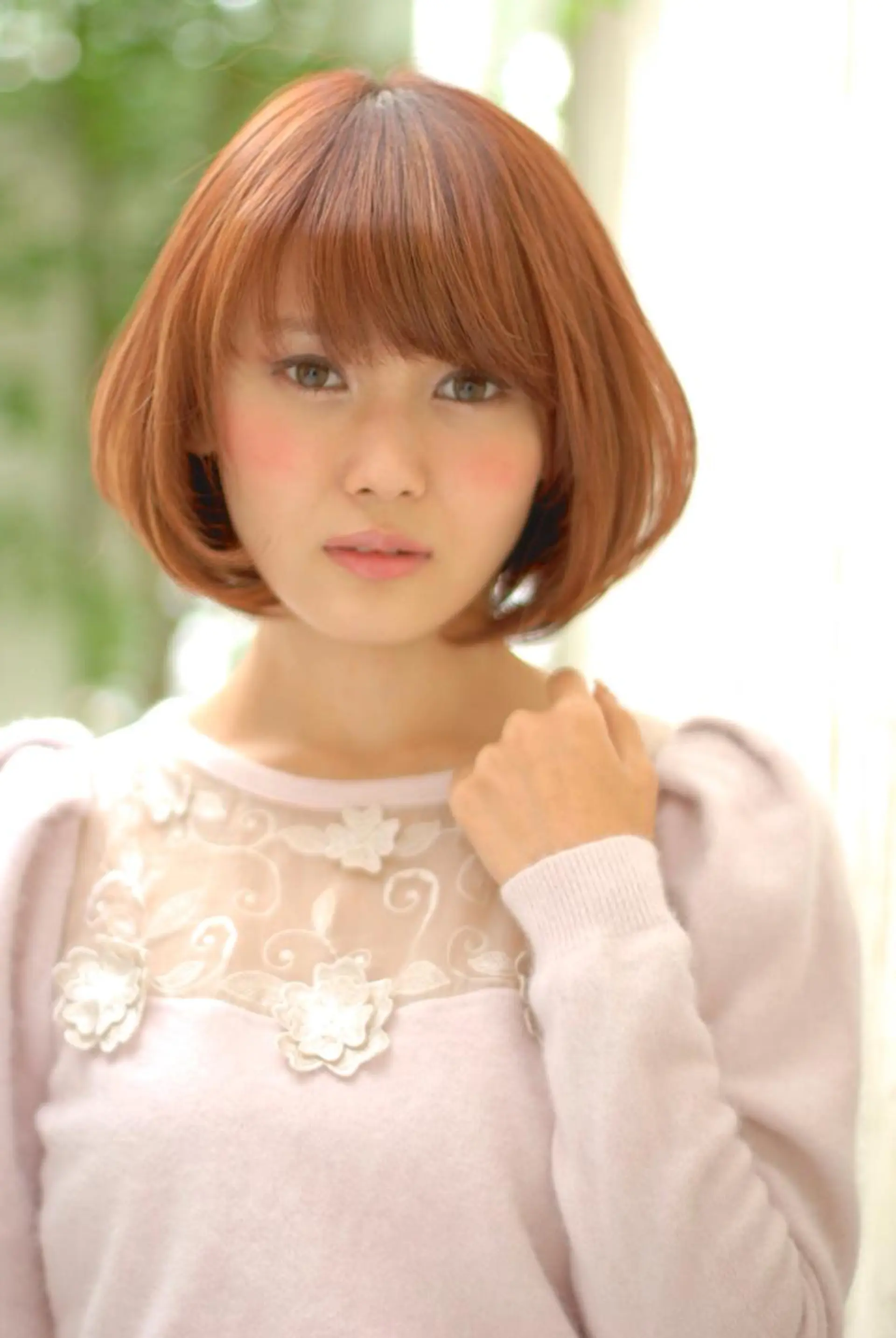 ショート ミディアム カラー パーマ ボブ 似合わせカット ストレートパーマ 推し活専用 【派手髪】飯野ゆかりのヘアスタイル