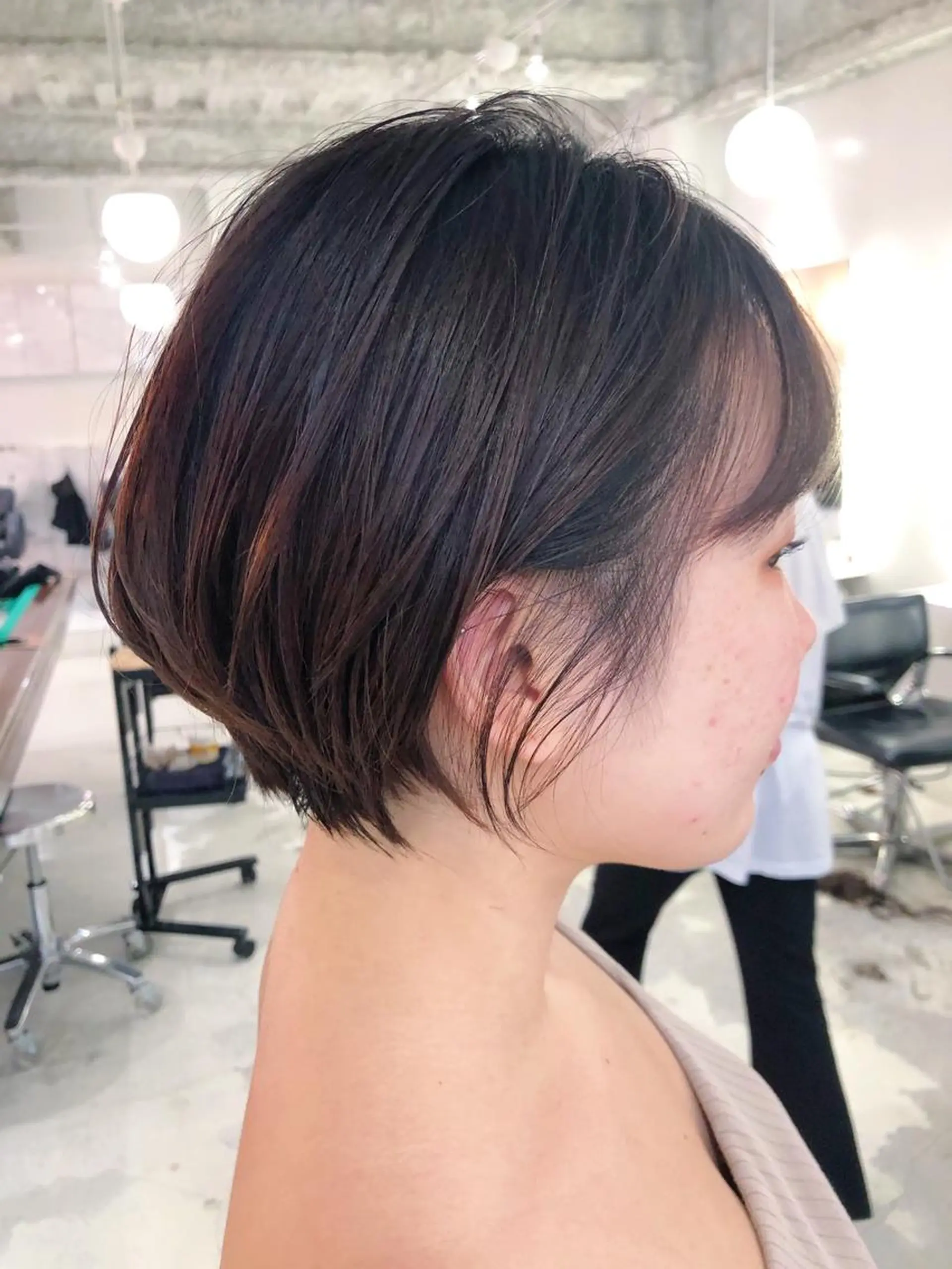 ショート カラー ヘアアレンジ GRAND OMOTESANDOのヘアスタイル