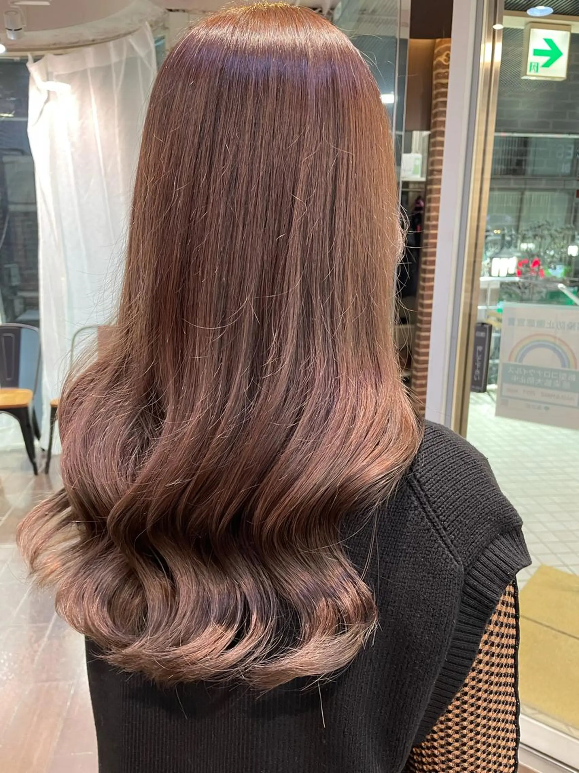 ロング ヘアカラー トリートメント ニュアンスネイル/ ボブ/まちゃこのヘアスタイル