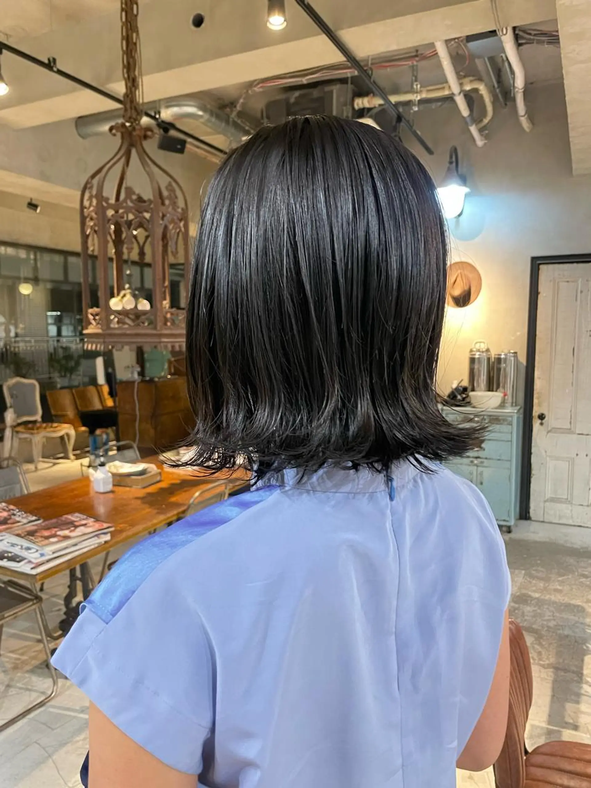 ミディアム カラー ボブ ヘアカラー トリートメント ヘアセット 🍀艶髪・透明感🍀 TATSUKIのヘアスタイル