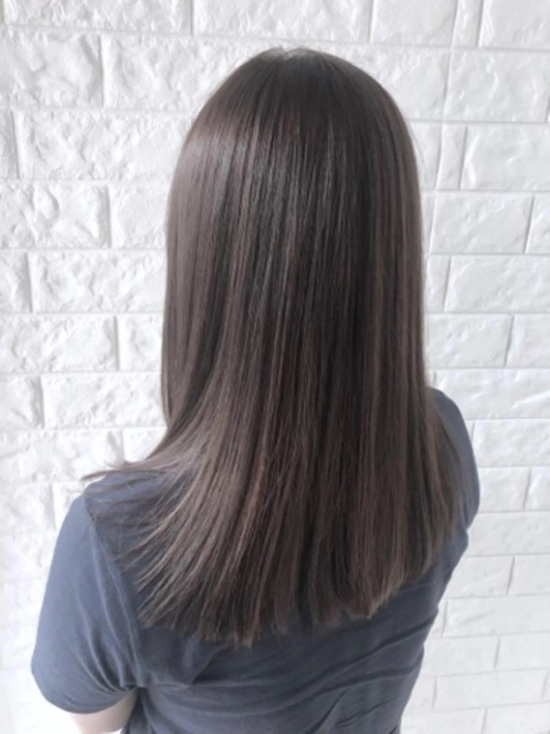 セミロング 縮毛矯正/髪質改善 主税巧一のヘアスタイル