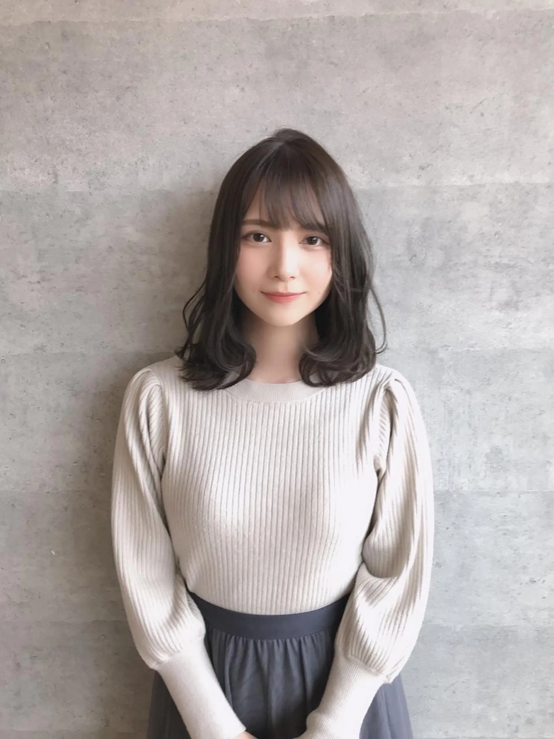 ミディアム カット ヘアカラー トリートメント ヘッドスパ 佐藤優太朗 似合わせ/髪質改善のヘアスタイル