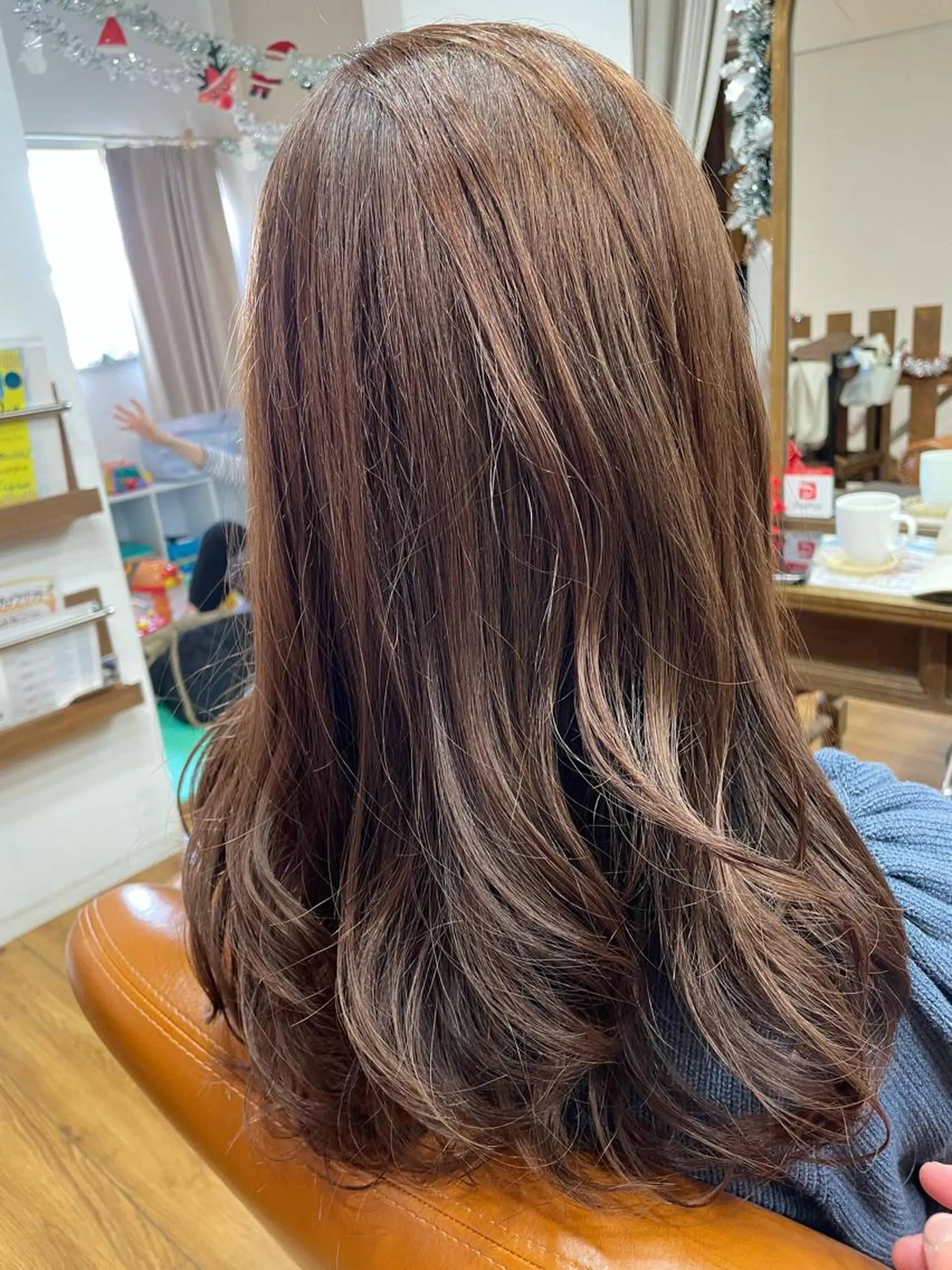 ロング カラー パープルカラー 美容室 Jフィドルファドル所属・わきた かずなのヘアスタイル