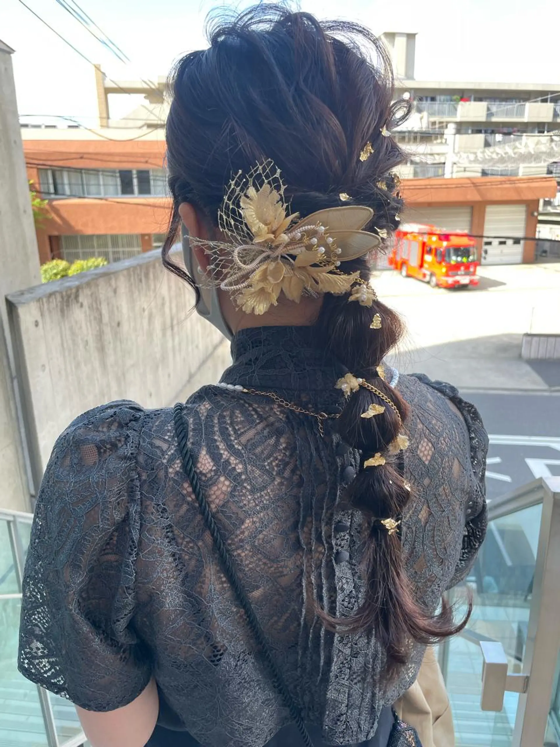 ロング カット ヘアセット N°rico川喜田 里衣のヘアスタイル
