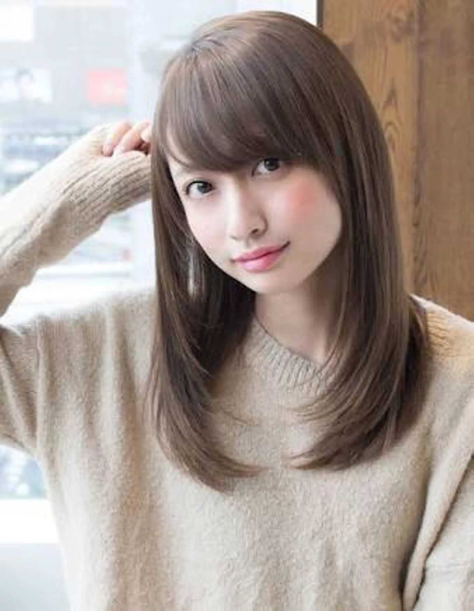 ミディアム カラー 【公式】amble luxe池袋東口💛のヘアスタイル