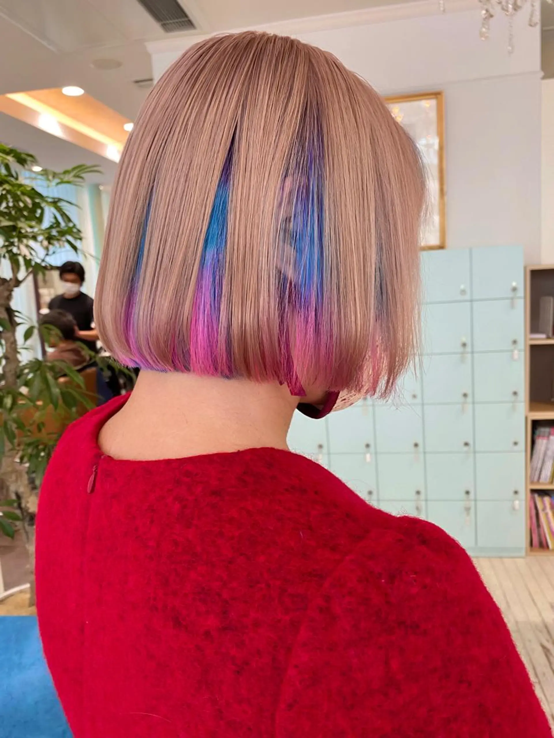 ショート カラー デザインカラー Re:ta Hair 飯田淳平のヘアスタイル