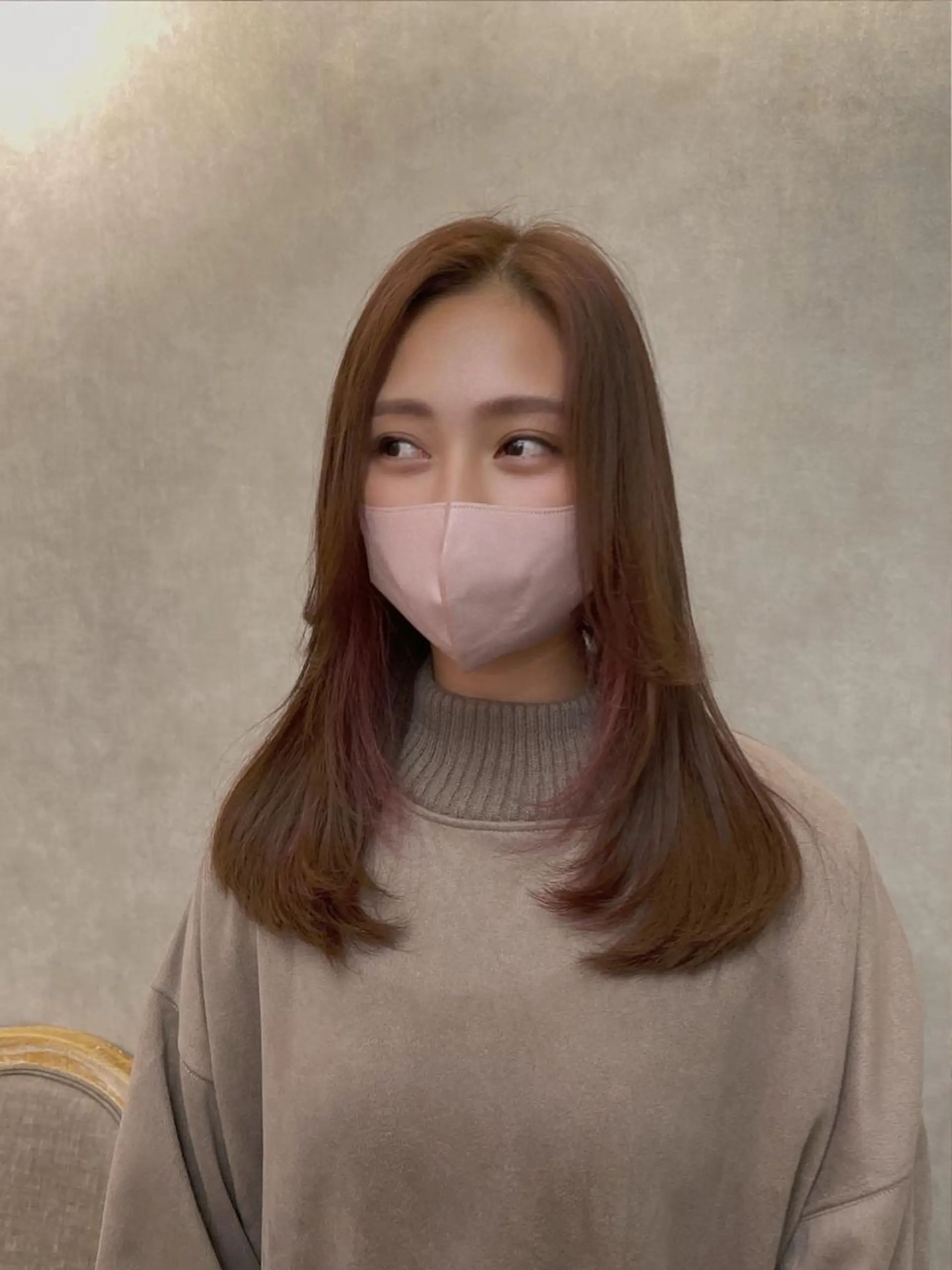 セミロング カラー ヘアカラー ［パサつき改善］＊ 髪質改善ケアサロン＊のヘアスタイル