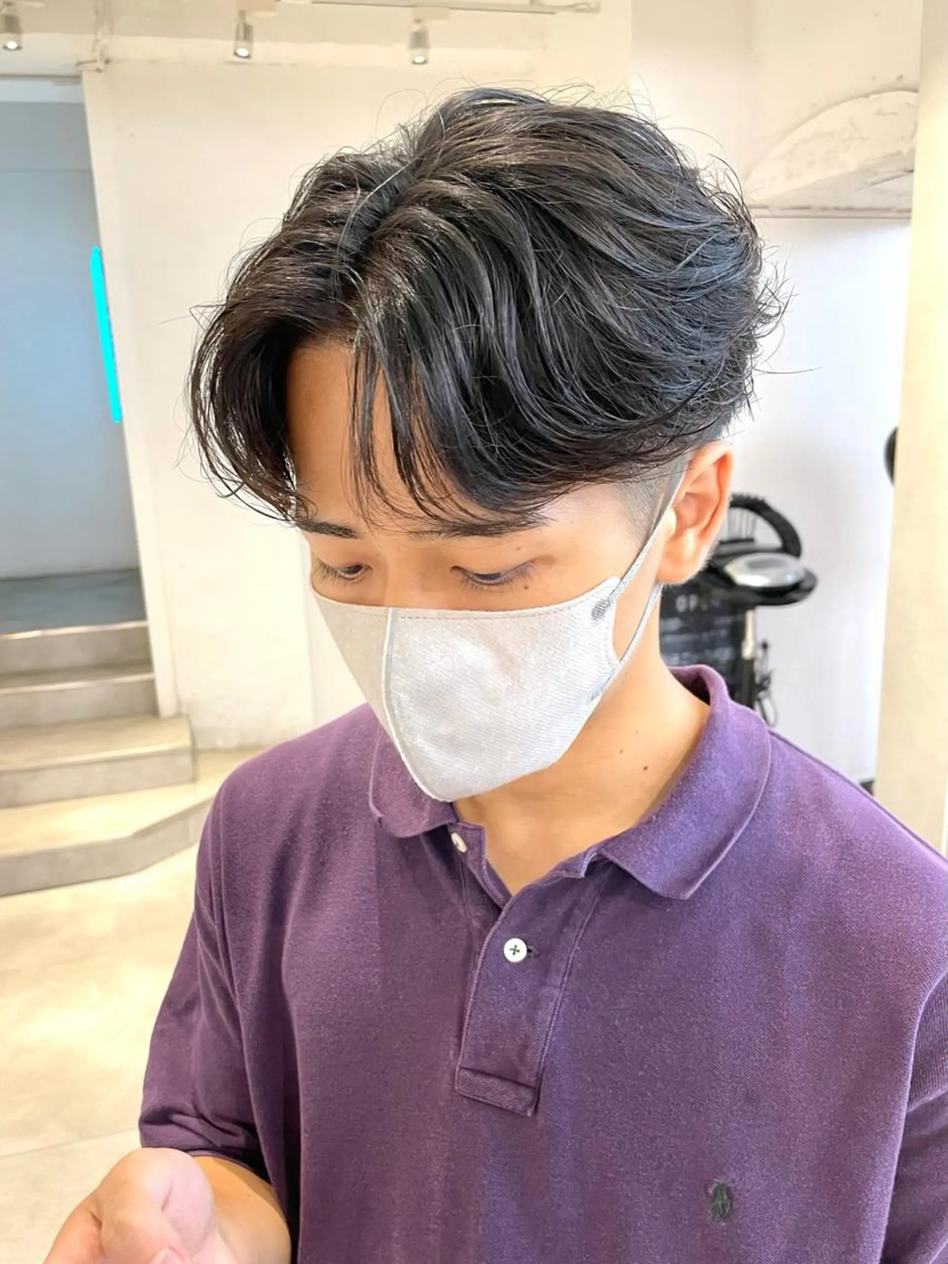 パーマ メンズ カット パーマ 🇰🇷カルマパーマ kaito🇰🇷のヘアスタイル