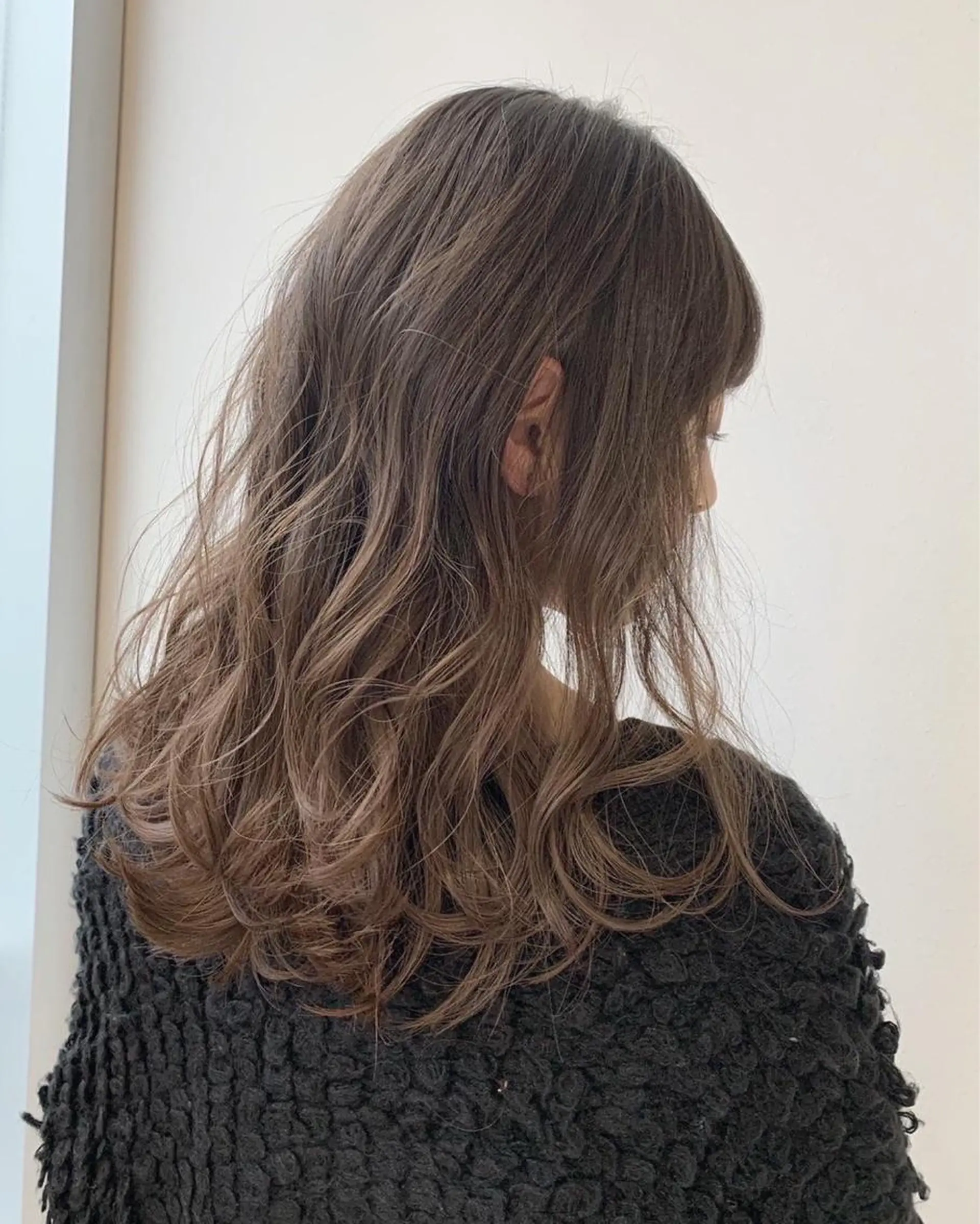 ロング カラー パーマ ヘアアレンジ 【公式】amble luxe池袋東口💛のヘアスタイル