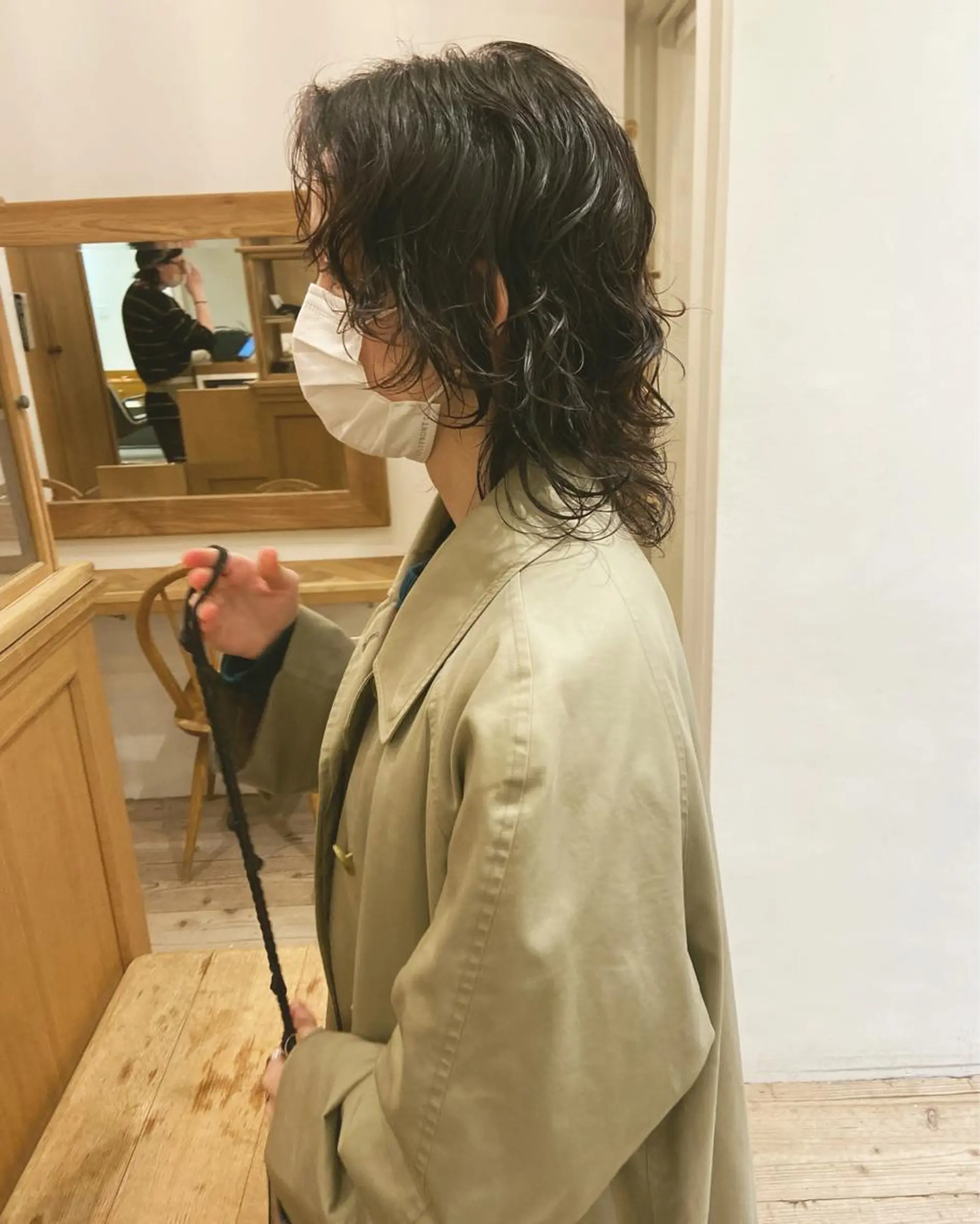 ミディアム パーマ ショート/ボブ🌿 柏原良亮のヘアスタイル