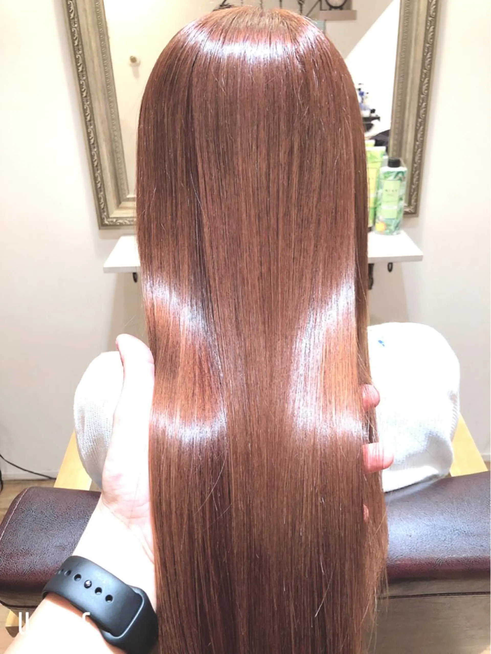 ロング カラー 髪質改善 カット パーマ AI 高田馬場店のヘアスタイル