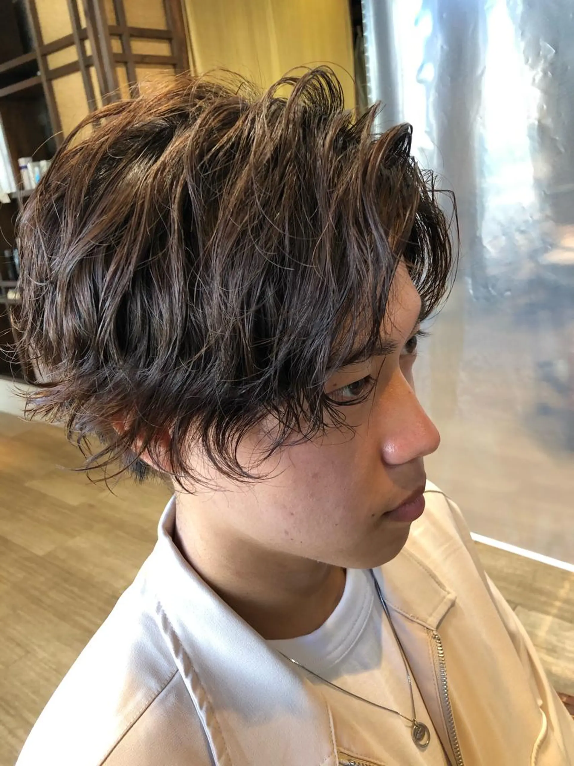 ショート パーマ メンズ メンズパーマ/ スパイキー/神田正紀のヘアスタイル