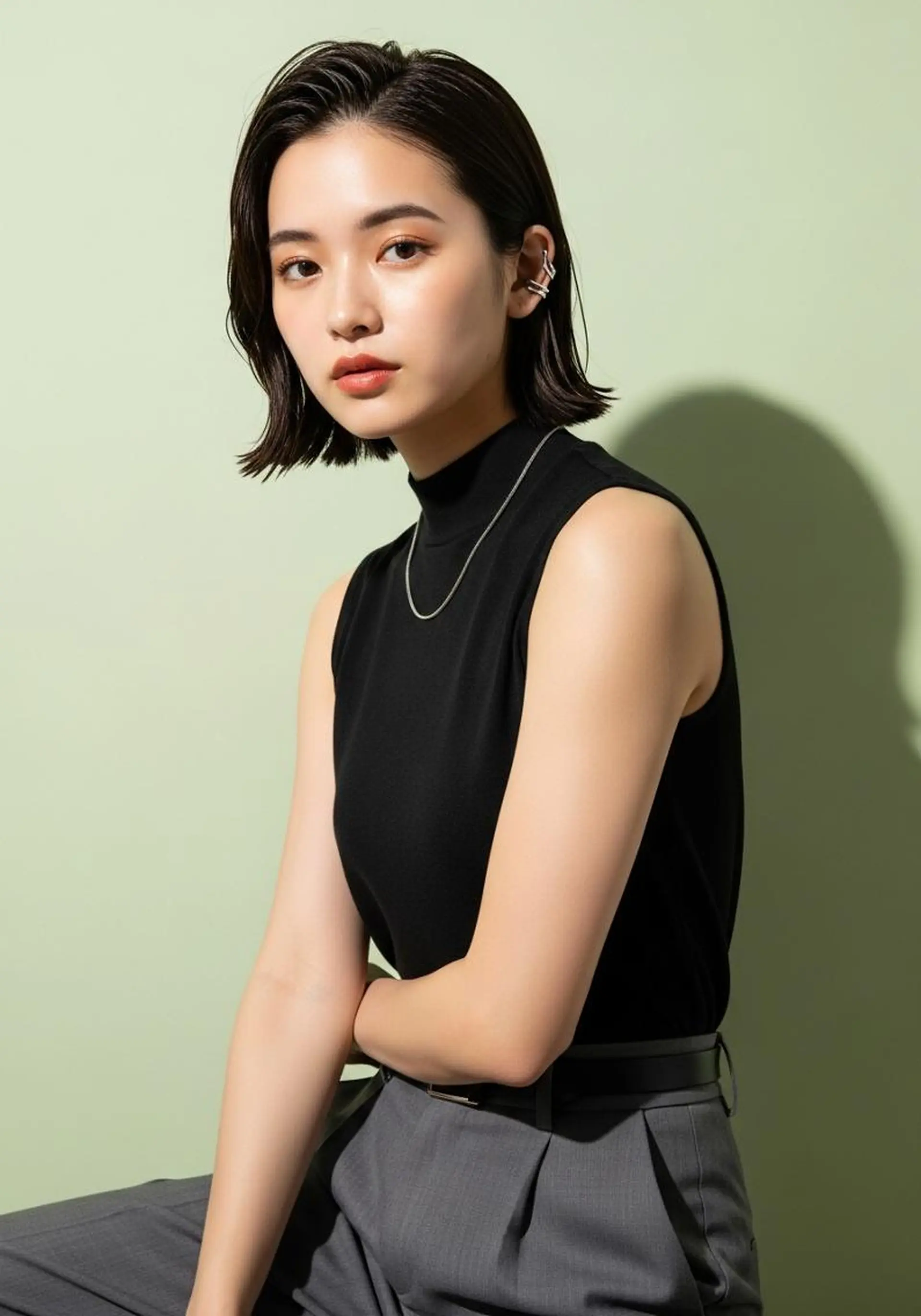 ショート ショートボブ ボブ ショートヘア カット トリートメント Halo/長居美容室 ショート/ROKIのヘアスタイル