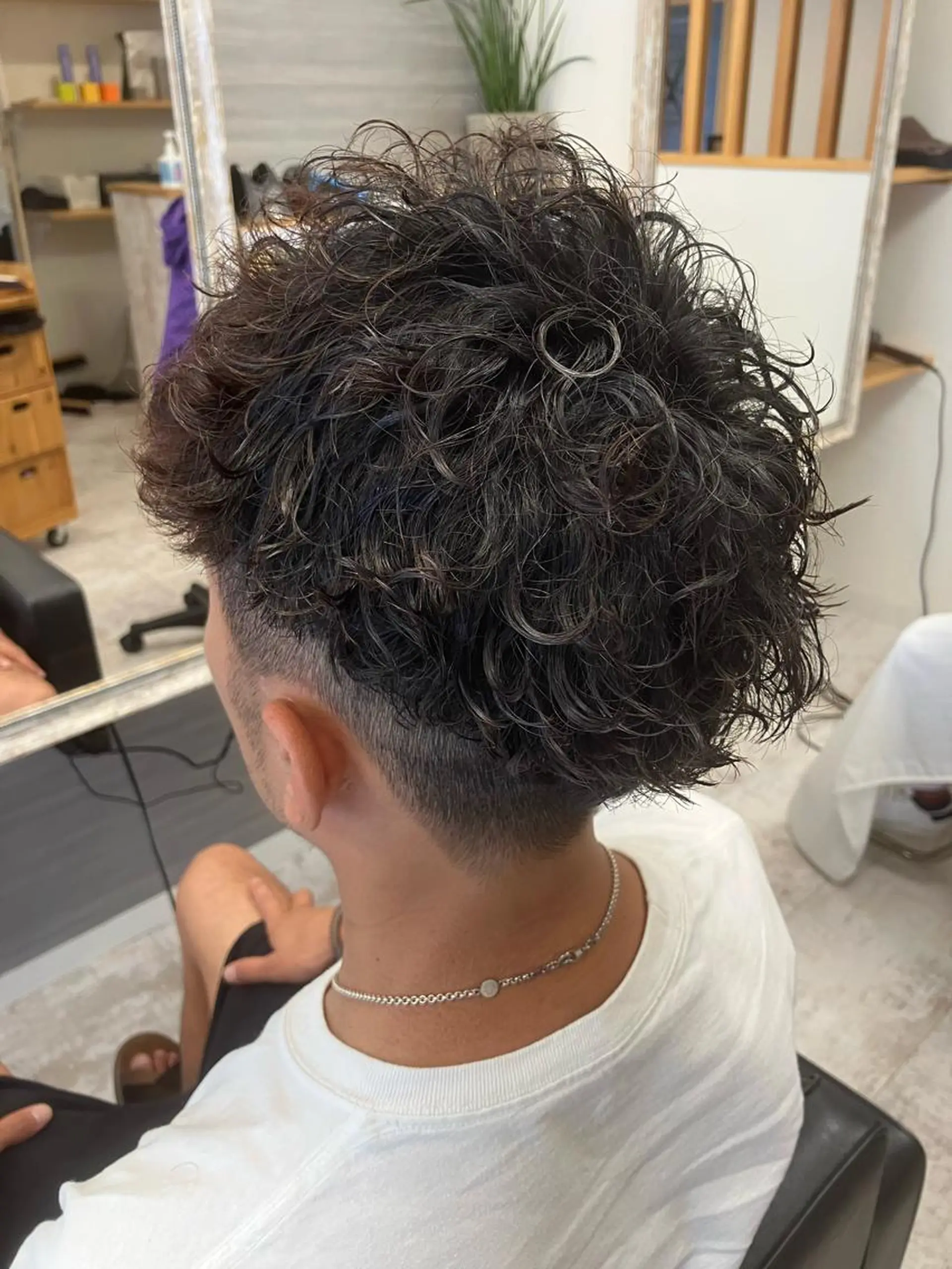 パーマ メンズ カット パーマ メンズ特化/パーマ/ フェードWATARUのヘアスタイル