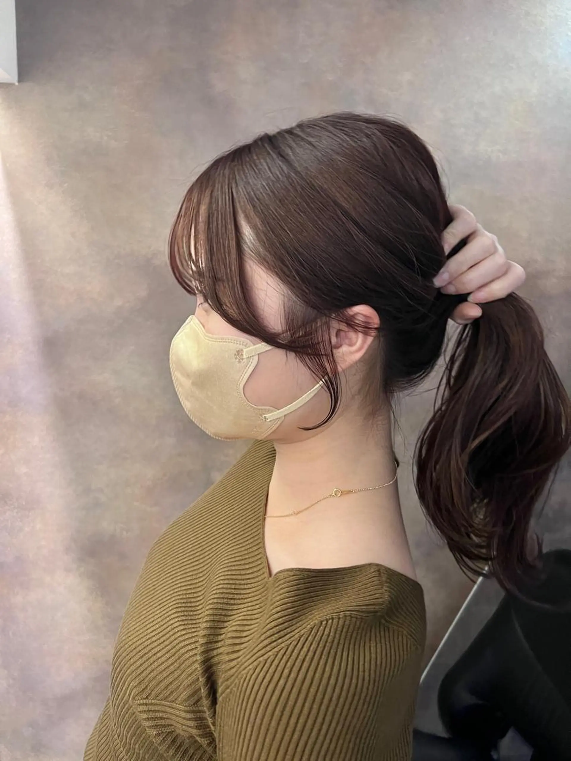 セミロング カット GO TODAY SHAiRE SALON 広島店所属・三輪 恭平のヘアスタイル