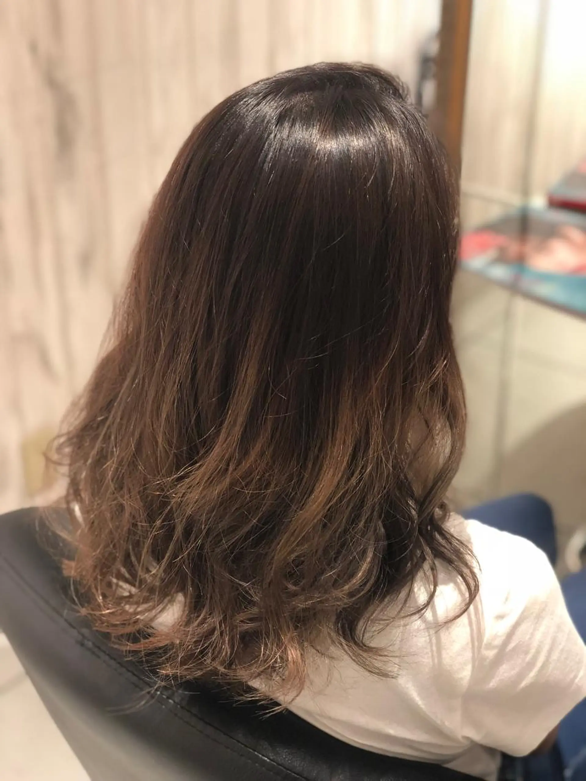 ミディアム FENICE onthe beach所属・永井大樹✨ 透明感カラー✨のヘアスタイル