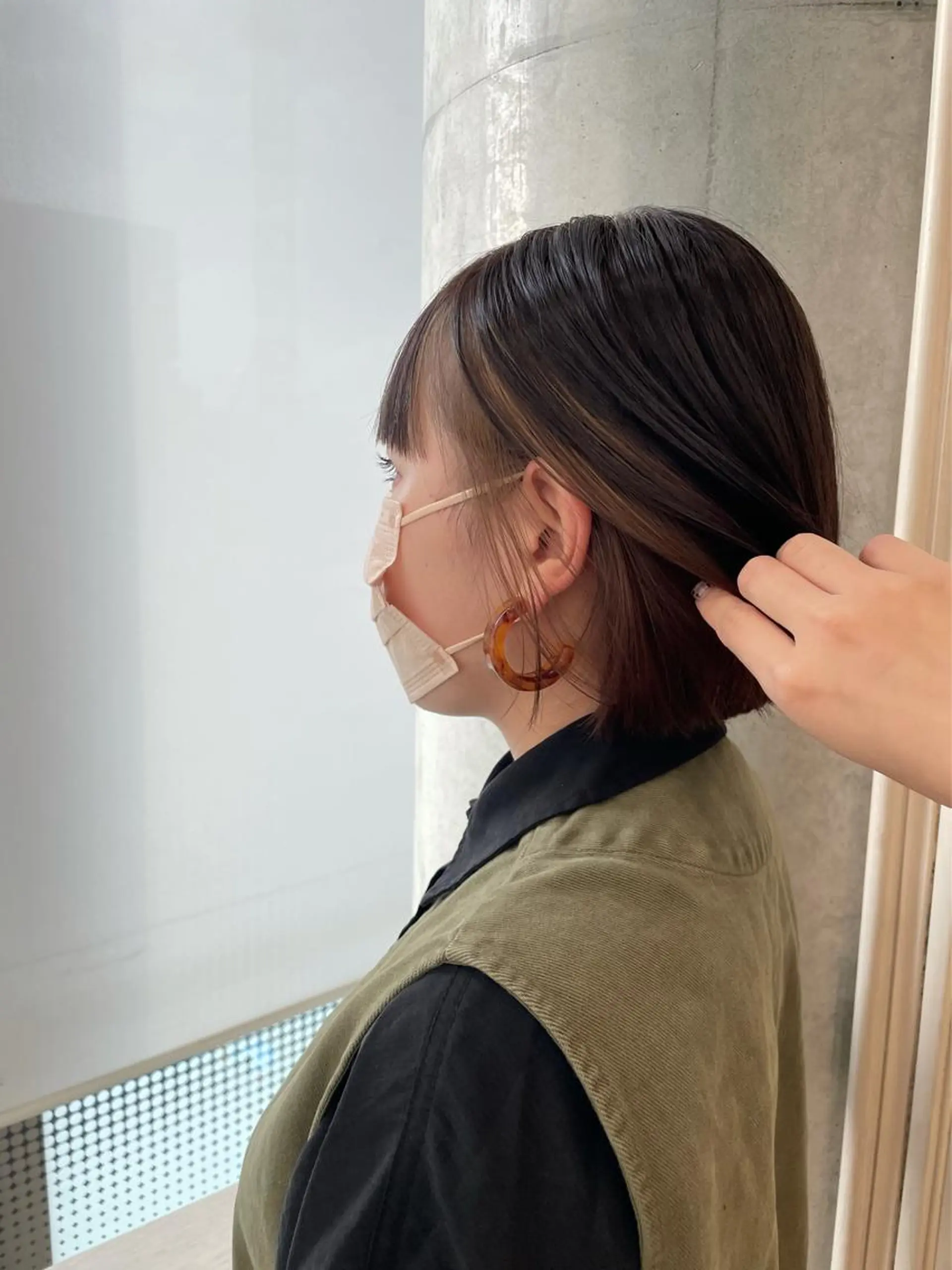 カラー ベージュカラー インナーカラー 🍪ﾖｼｲﾊﾙﾈ🍪 ﾗﾍﾞﾝﾀﾞｰｶﾗｰのヘアスタイル