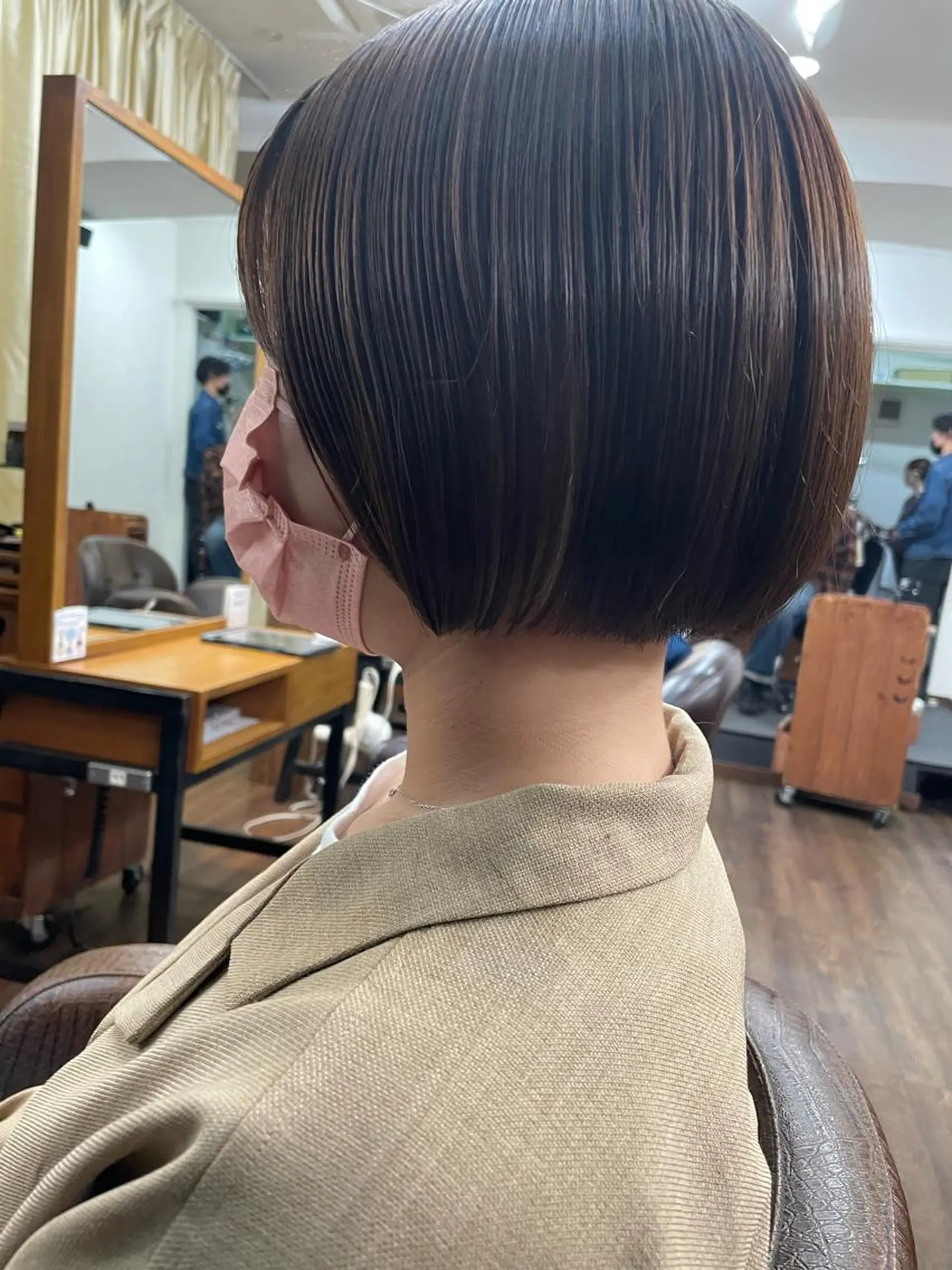ショート カット ヘアカラー ヘッドスパ 【神ボブ✨】 sanaのヘアスタイル