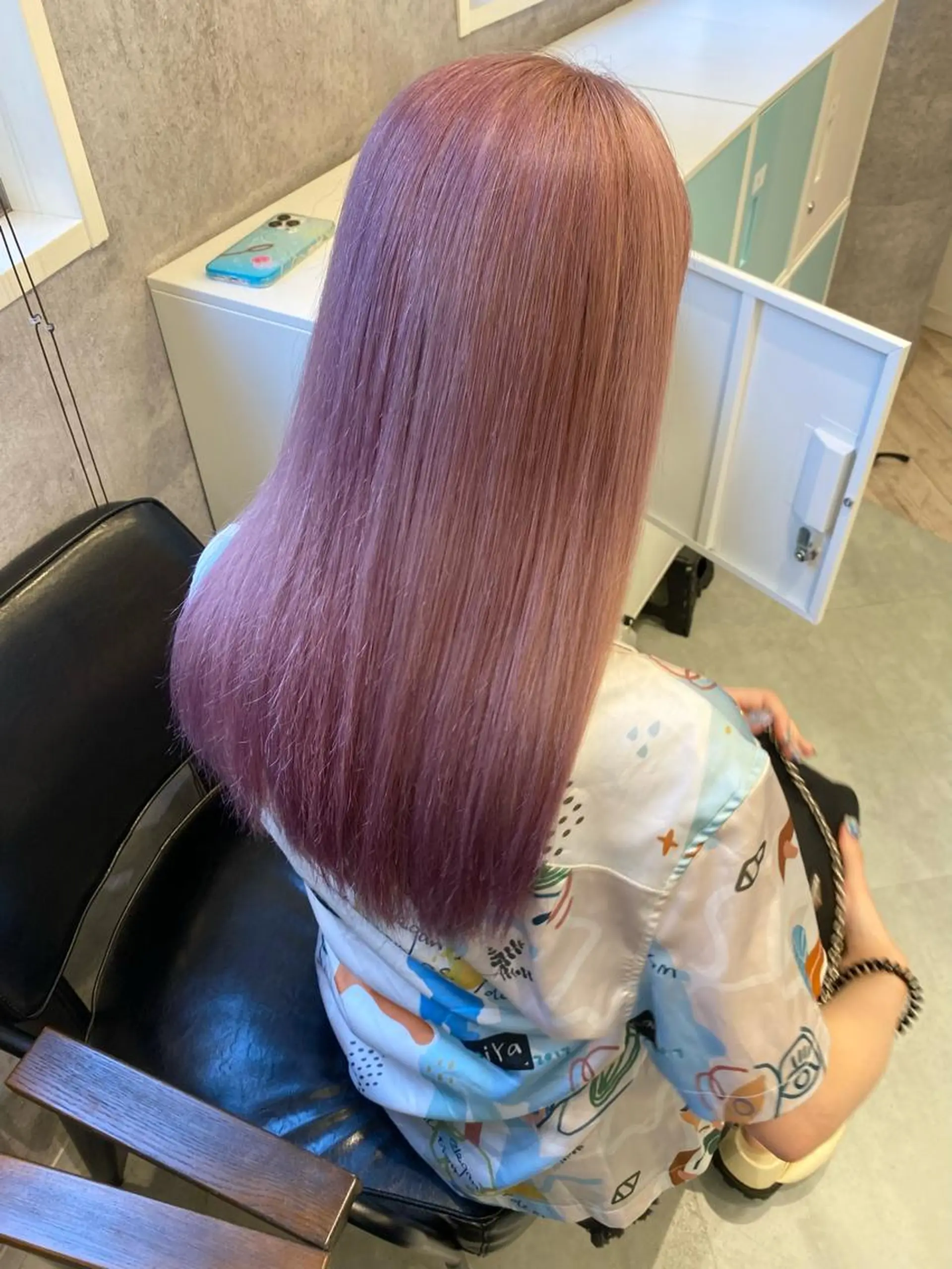 ロング カラー ヘアカラー ハイトーン特化サロン 🍑momo🍑のヘアスタイル
