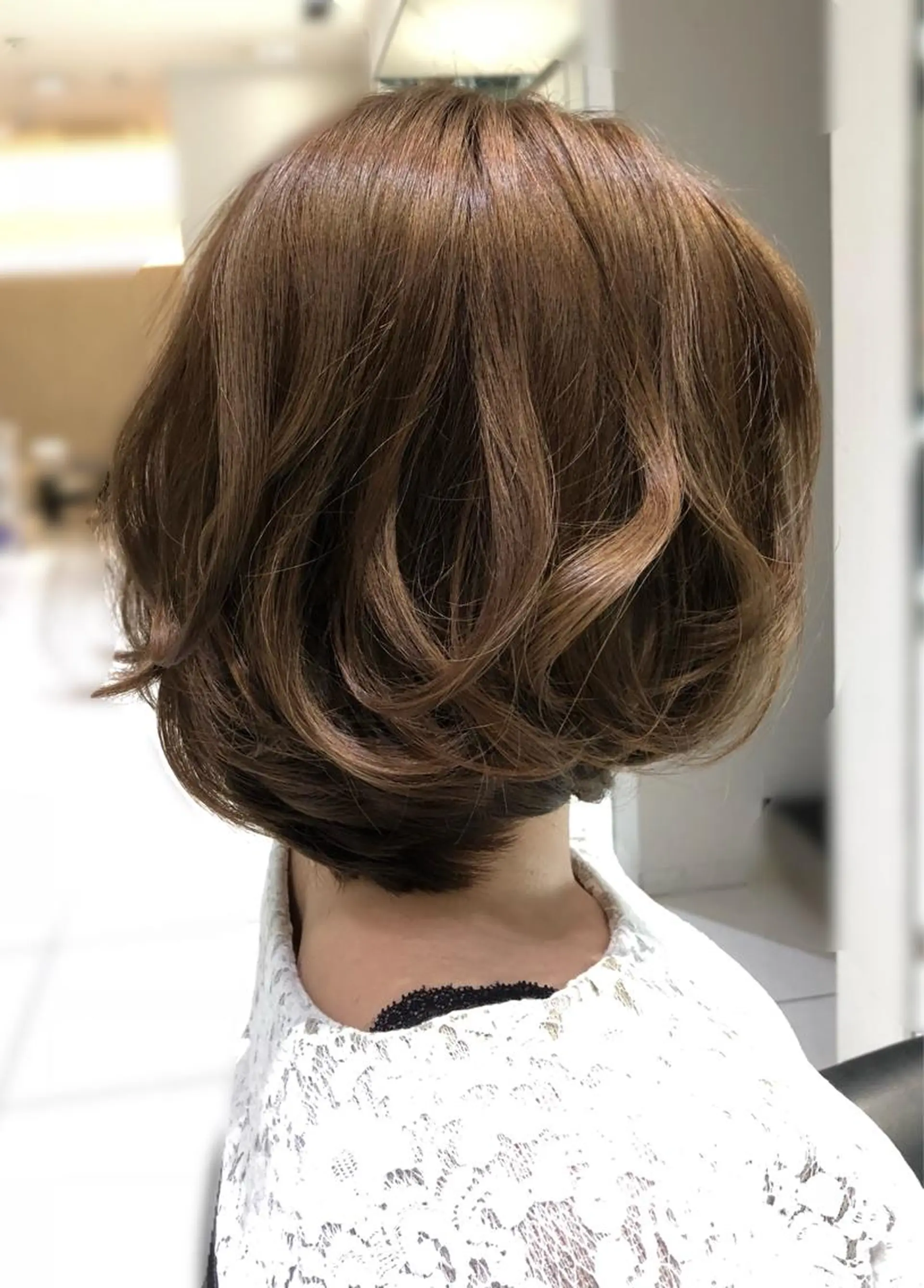 ミディアム カラー イルミナカラー ボブ ✨髪質改善✨ 田西　基彦のヘアスタイル