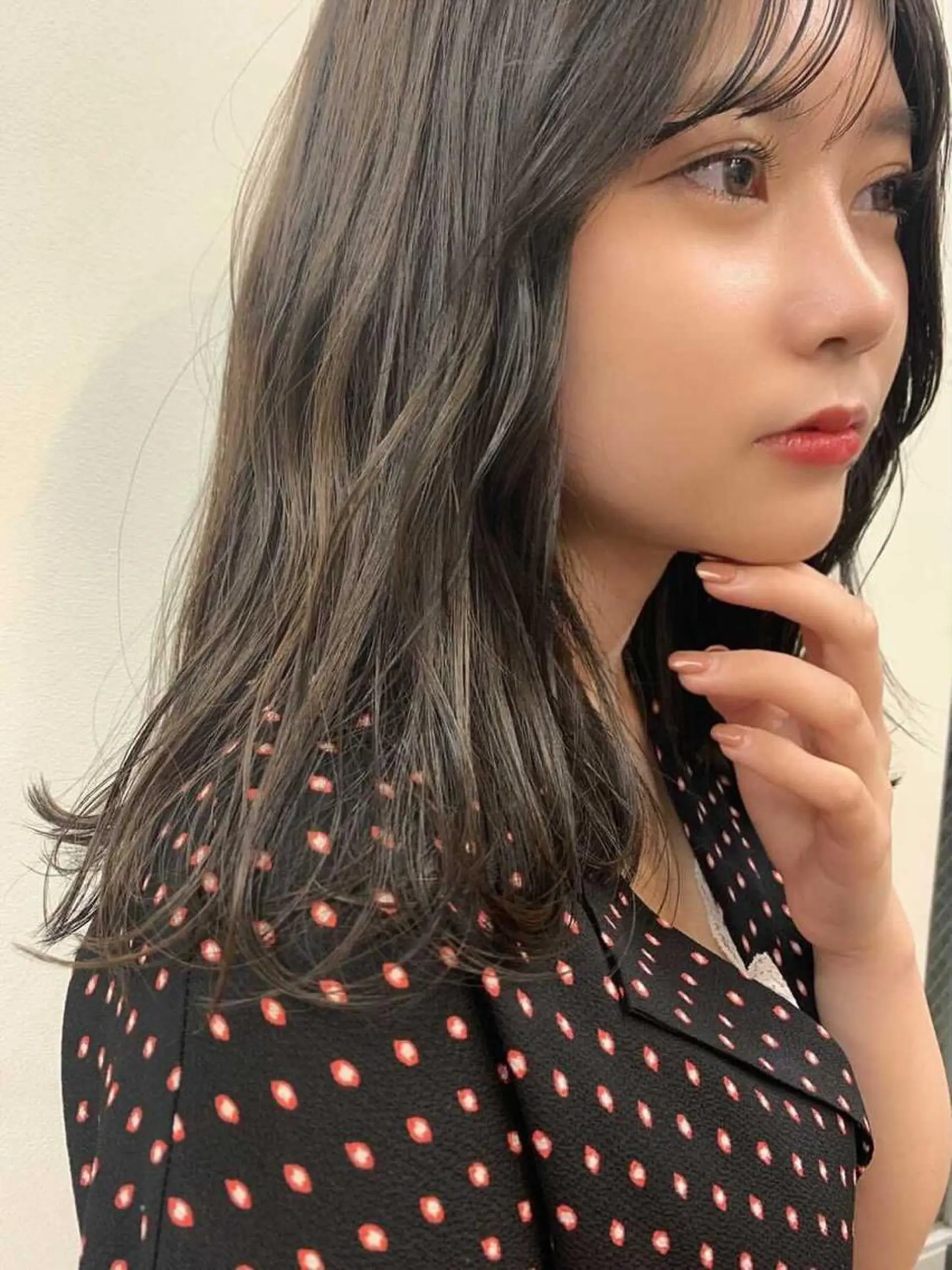 ミディアム ヘアアレンジ 美容室sand 横浜のヘアスタイル