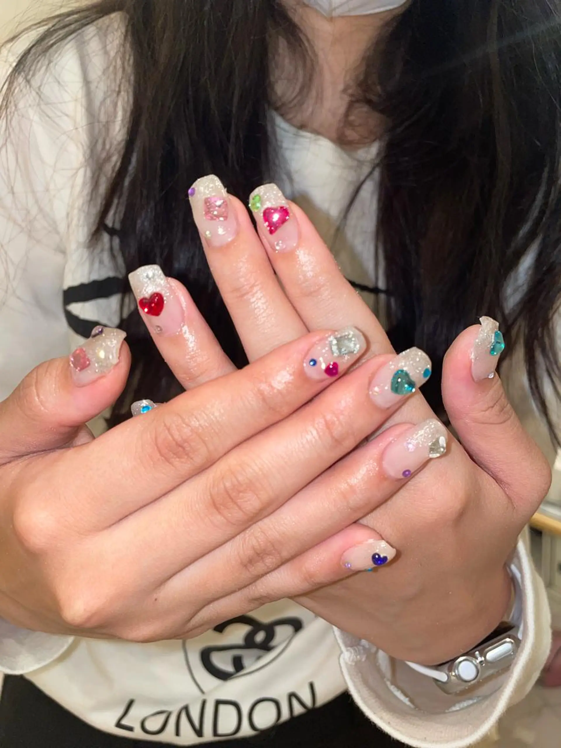 ネイル 束感まつ毛/ネイル/ LED♥KIRARAのマツエク・マツパデザイン