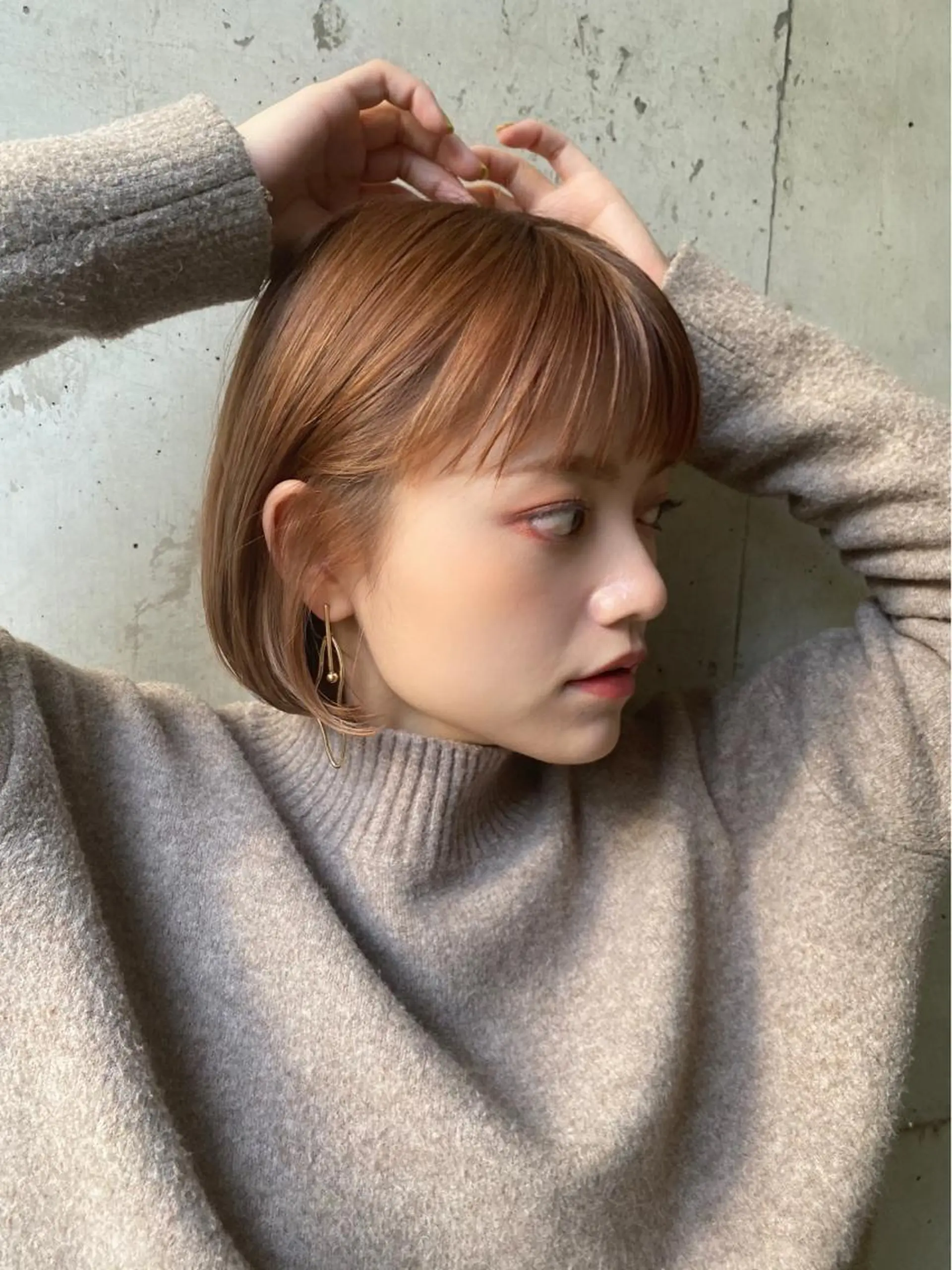 ミディアム カット ヘアカラー hair  mode RITZ所属・★ 里奈★のヘアスタイル