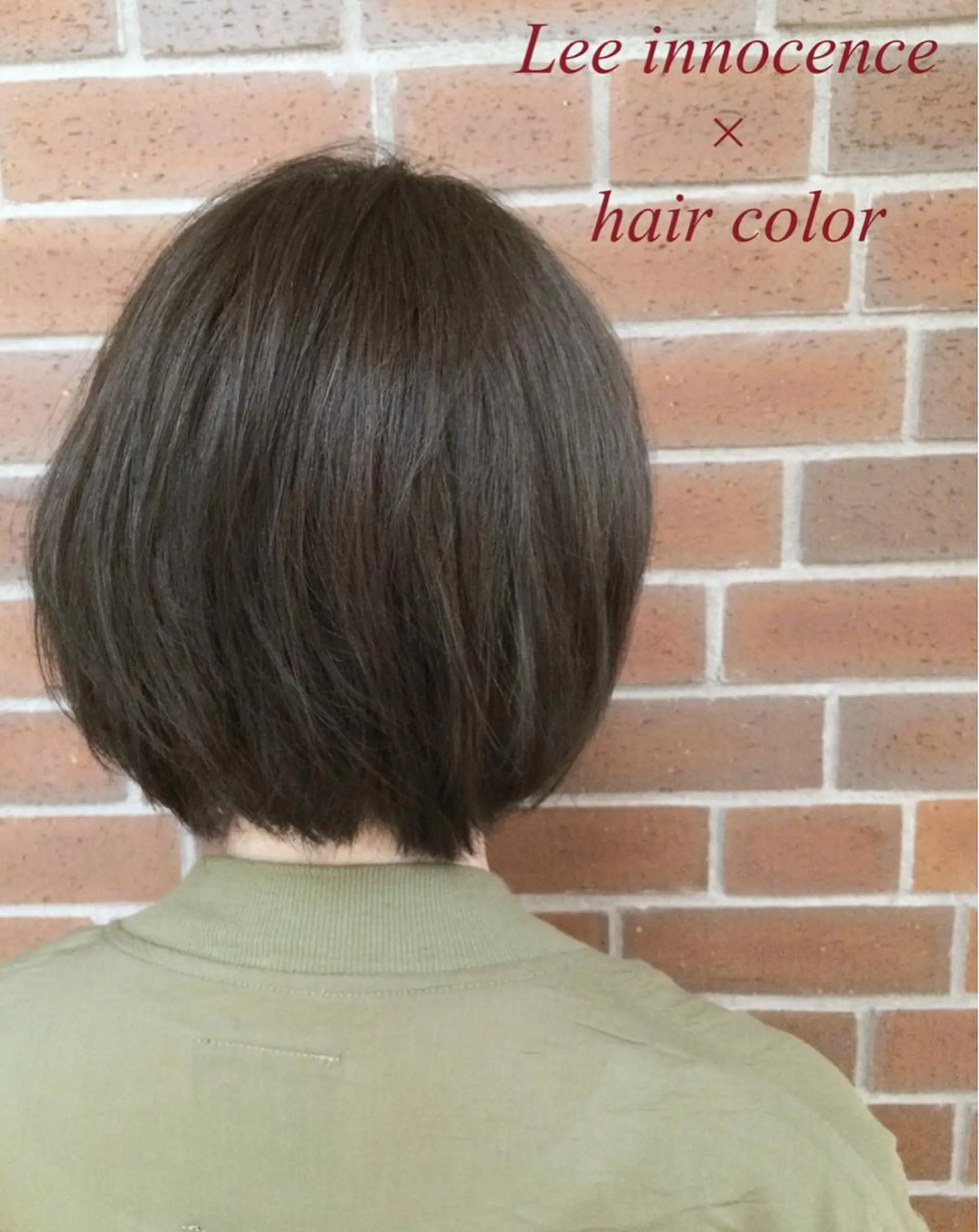 ショート カラー アッシュ アッシュグレー カラー&矯正スペシャ リスト宮本　伸一のヘアスタイル