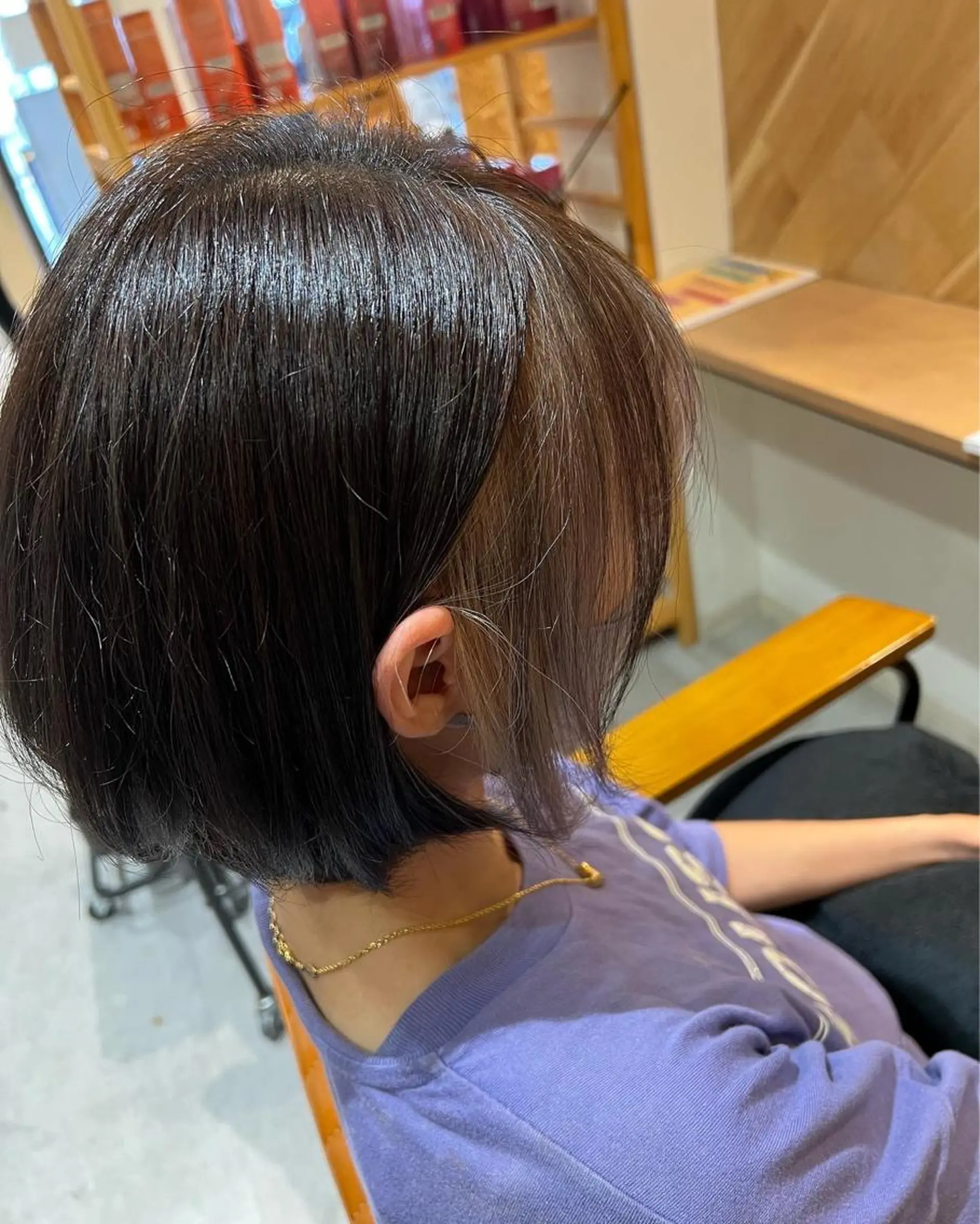 ショート カラー ショートボブ、ハイト ーン特化　/下川のヘアスタイル