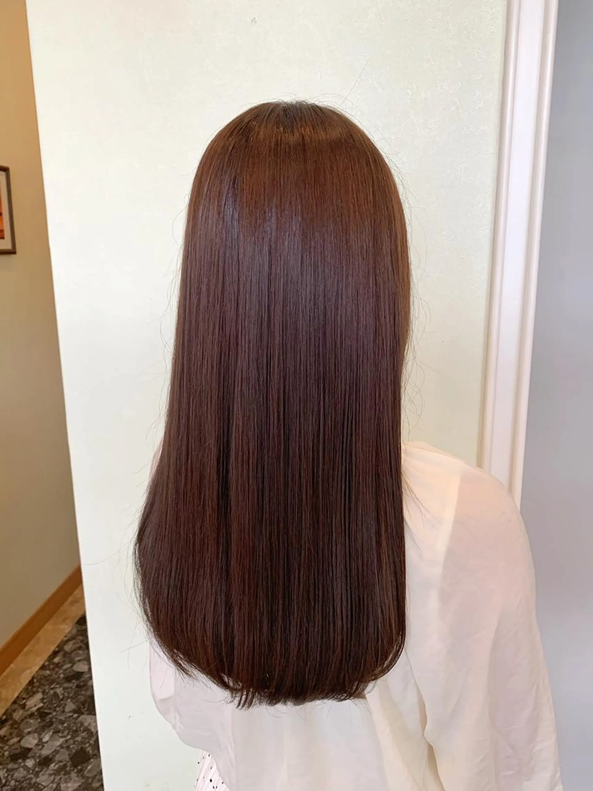 ロング ロング カット ヘアカラー トリートメント yuri🌼 N°＋uta*天王寺のヘアスタイル