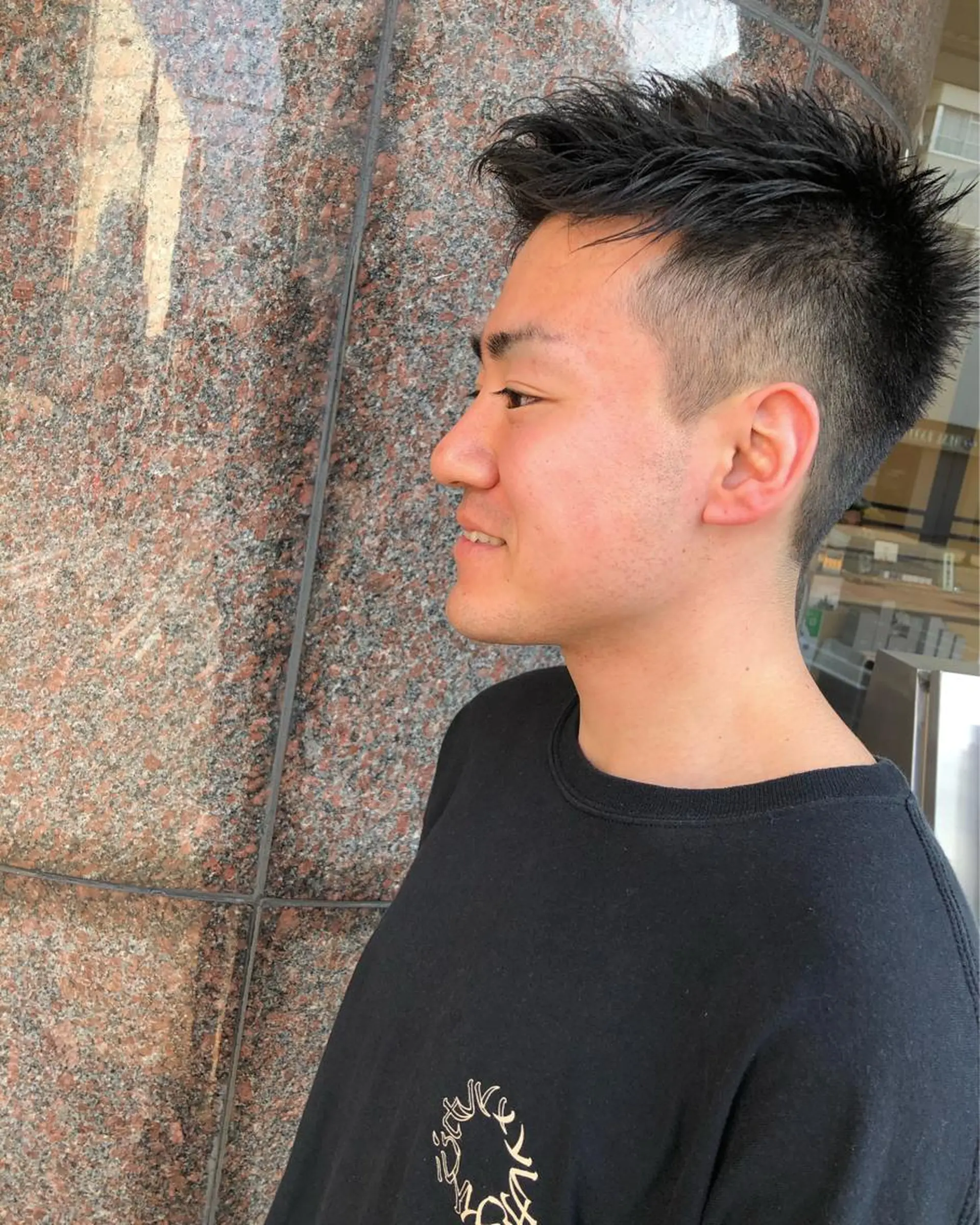 ショート カラー パーマ メンズ モヒカン ショートヘア メンズパーマ/ スパイキー/神田正紀のヘアスタイル