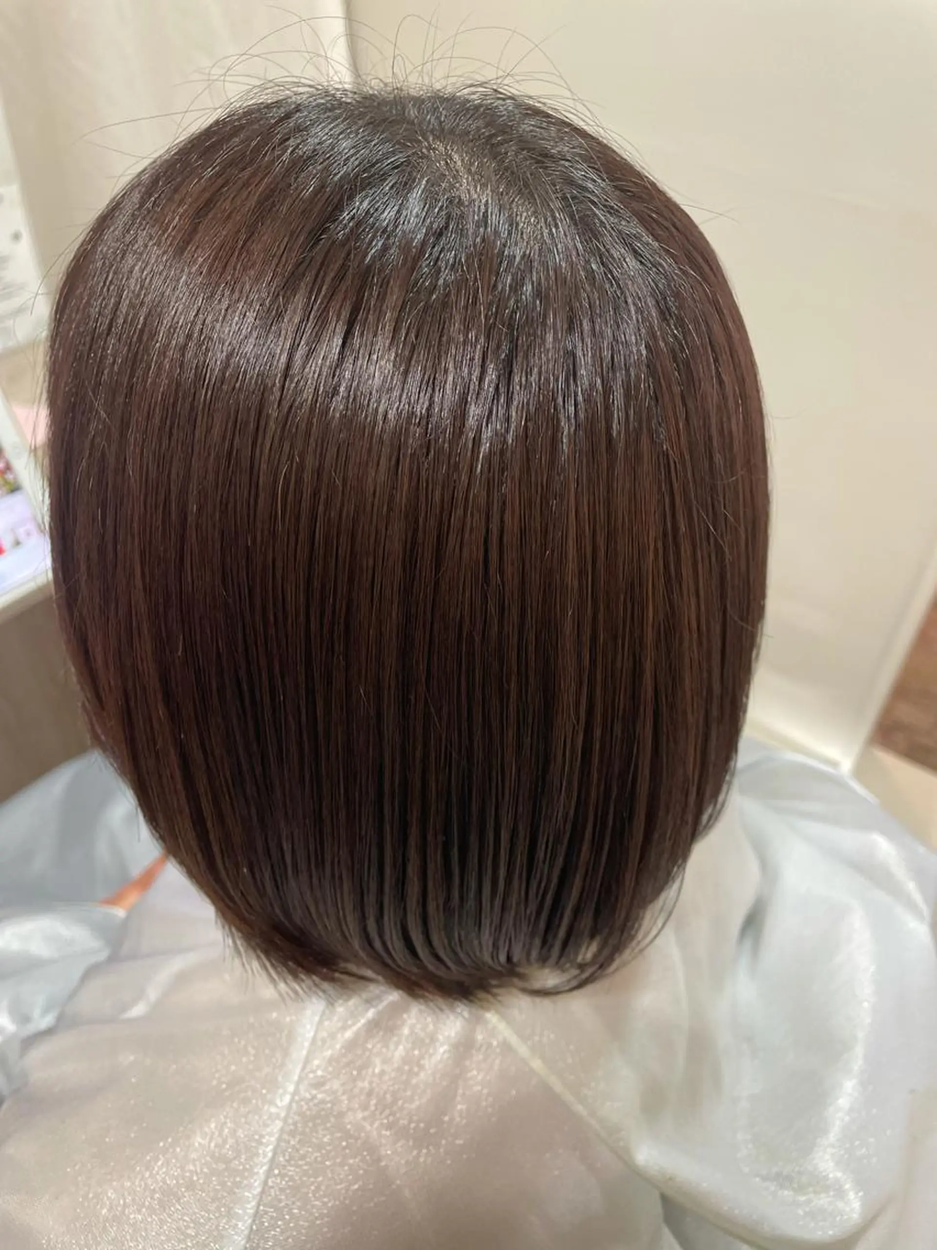 カラー レッドカラー Hair salon　Sui所属・コテ巻き風パーマ 暖色カラー/伊藤菜月のヘアスタイル