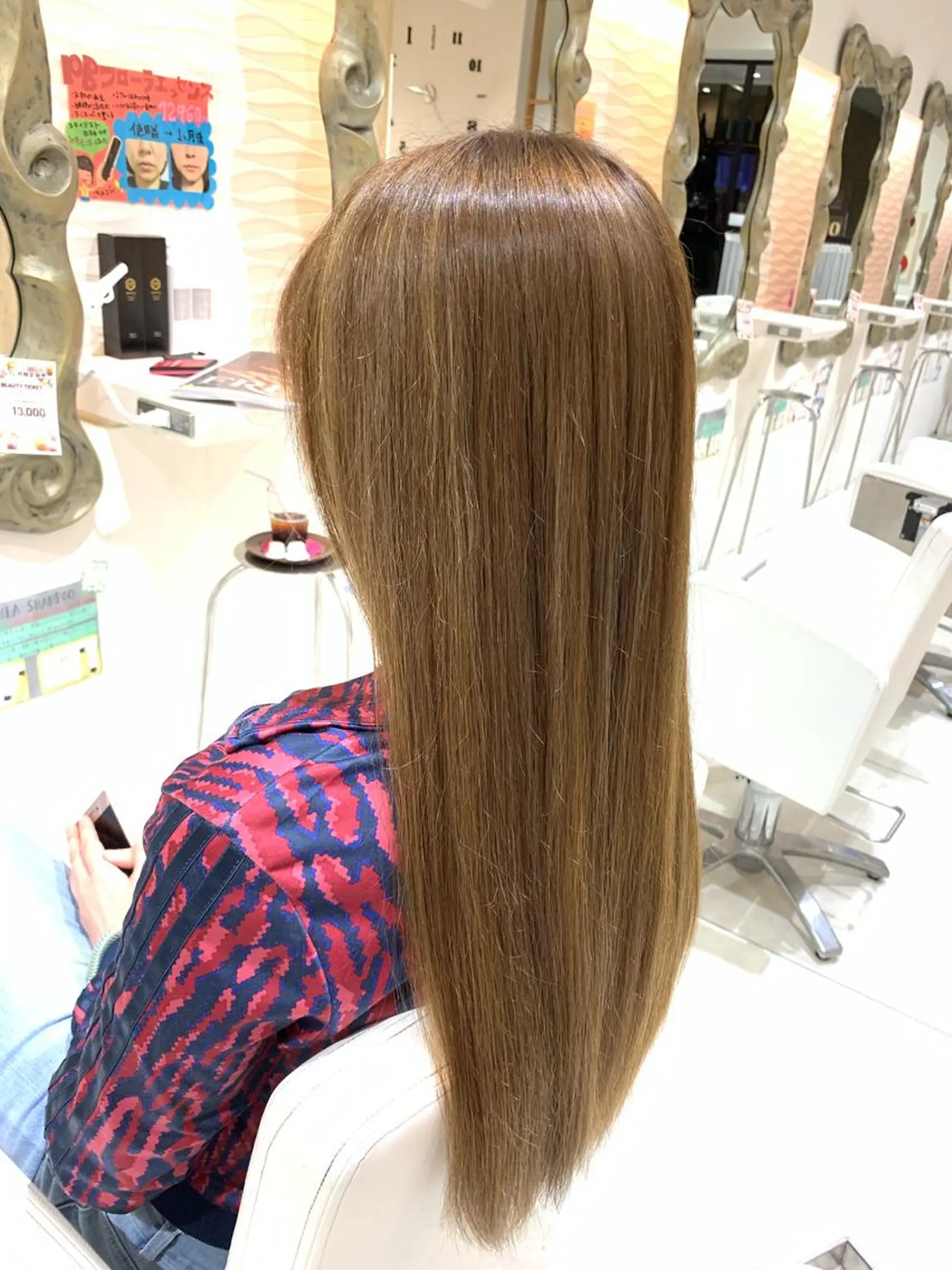 ロング カラー ヘアカラー 松吉 純平のヘアスタイル