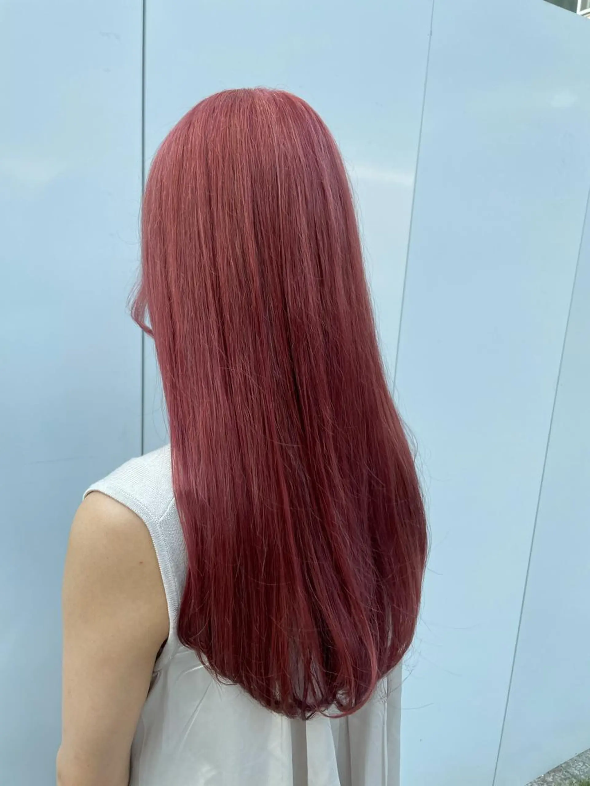 ロング カラー ピンクカラー ヘッドスパ/カラー 葉月のヘアスタイル