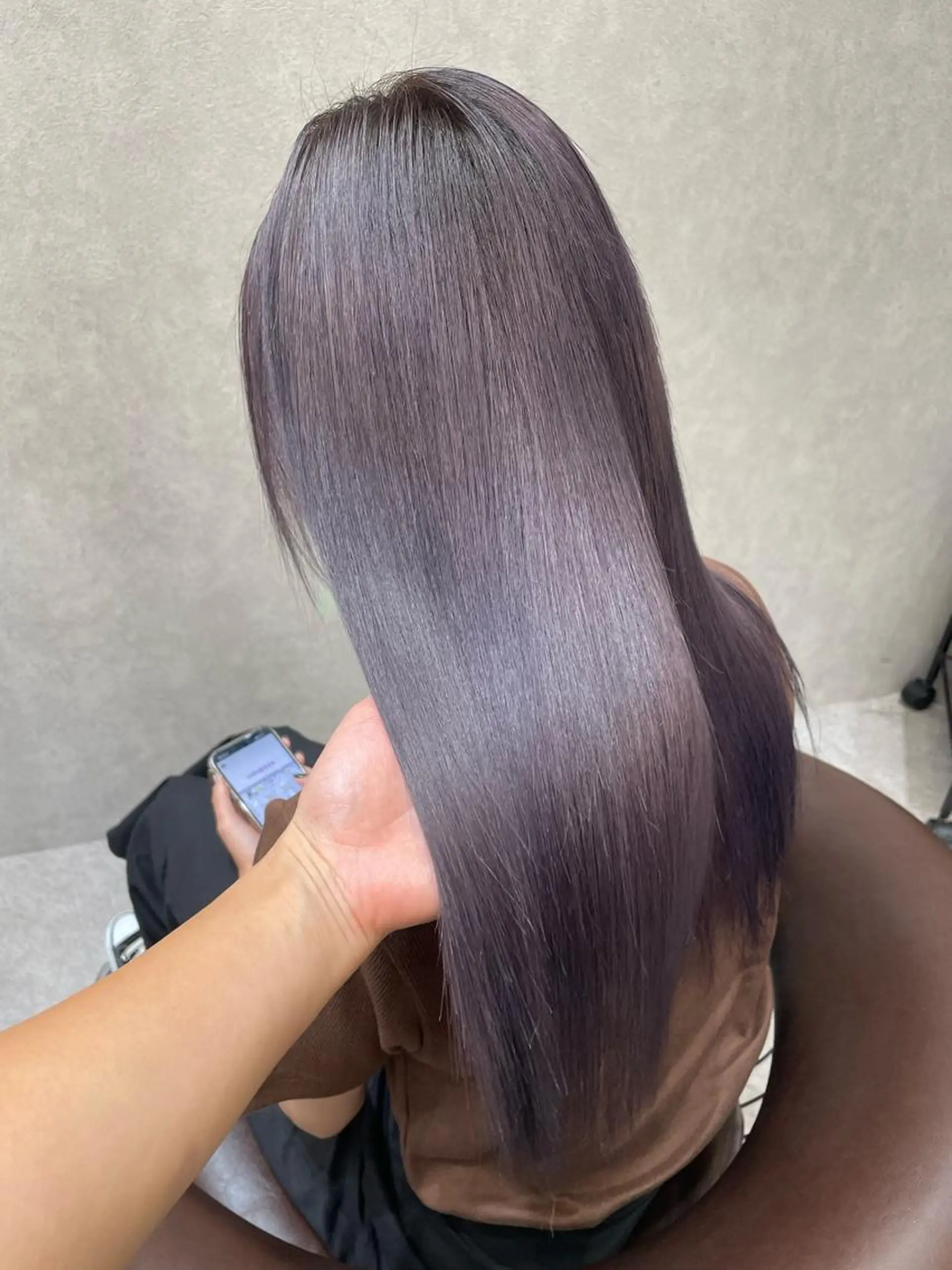 セミロング レイヤーカット Lond  lea 🦋ayana🦋のヘアスタイル