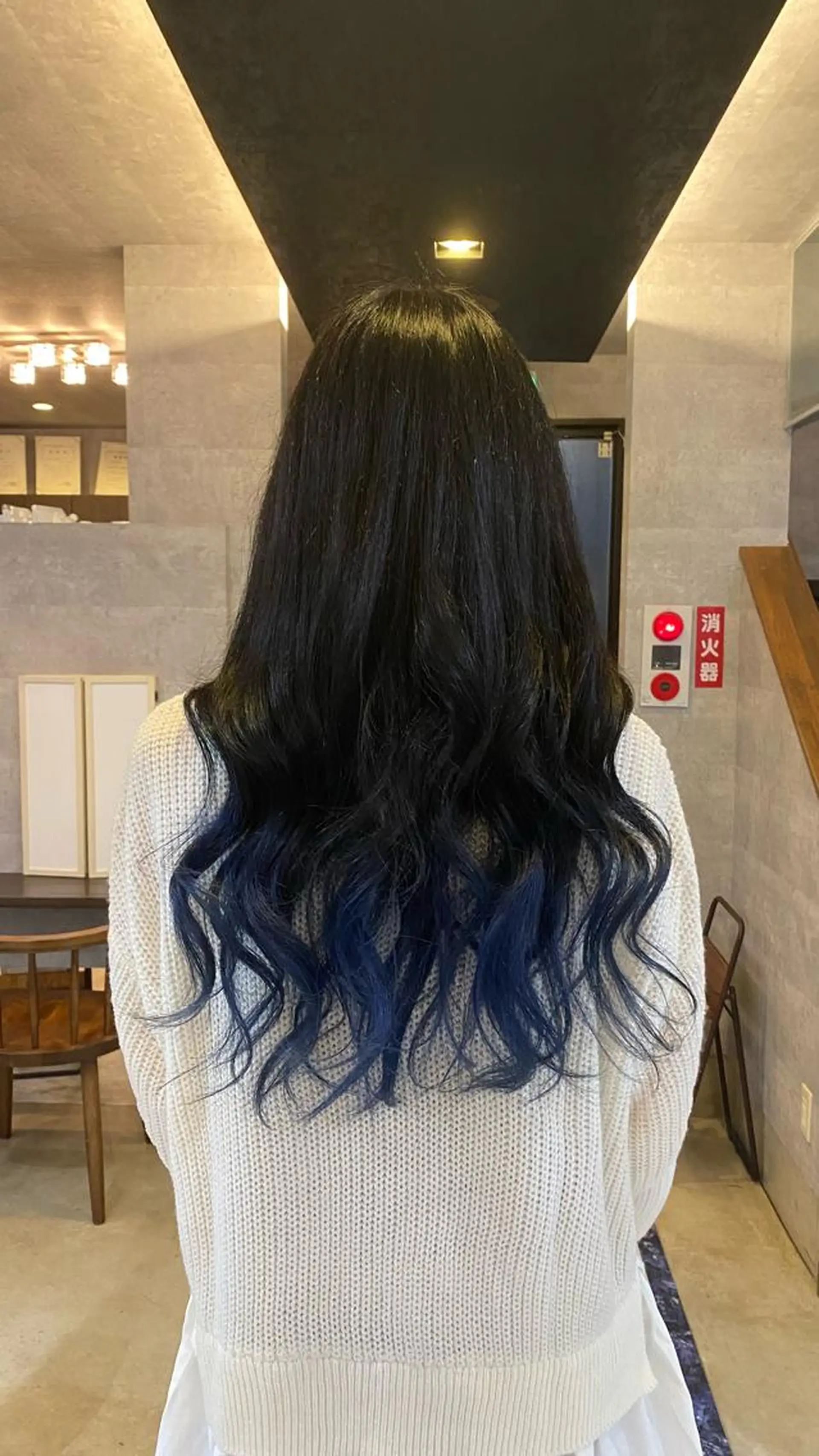 カラー ブルーカラー ネイビーカラー 浅野  勇貴のヘアスタイル